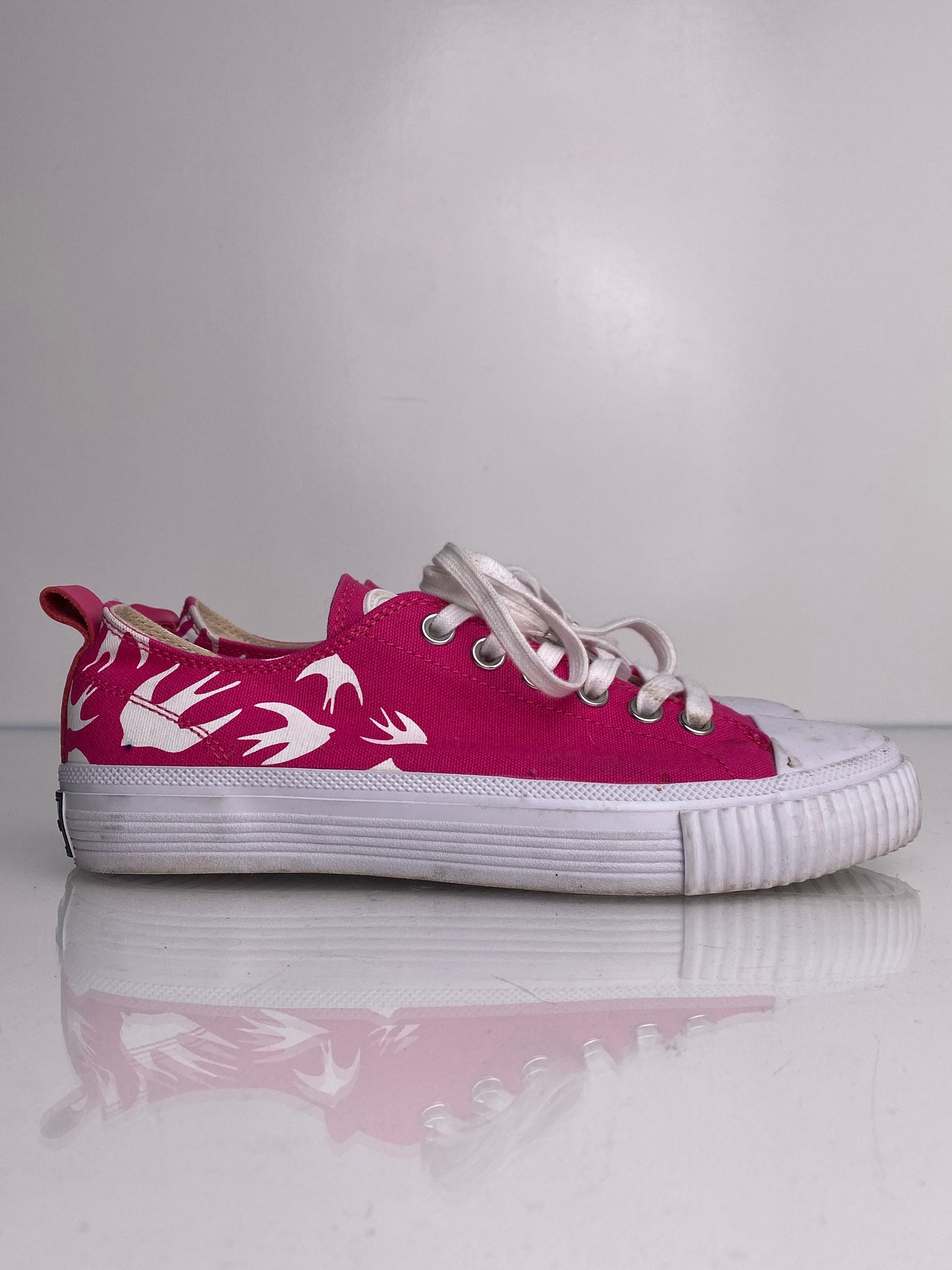 McQ Pink Bird Sneakers, 39