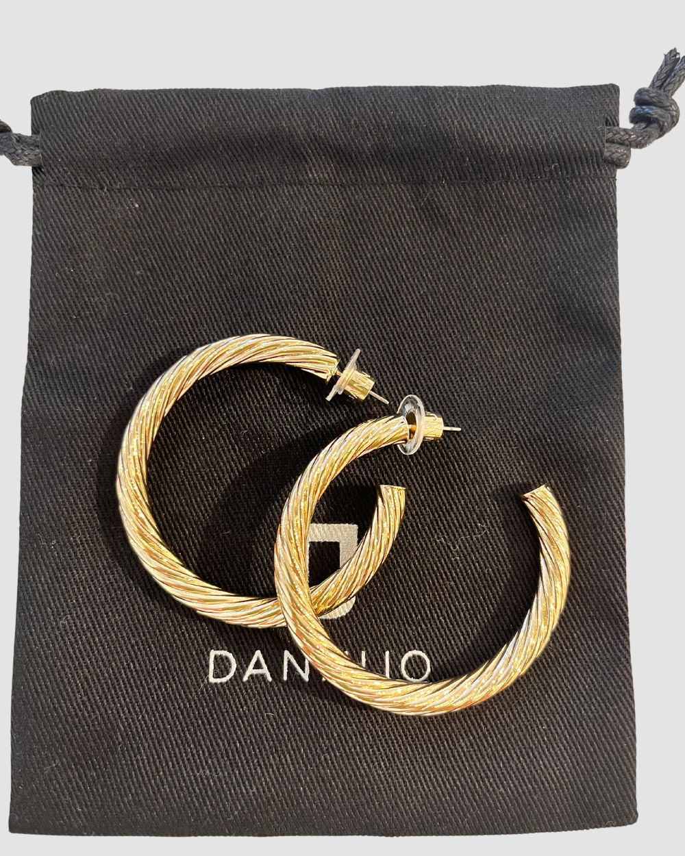 DanniJo Like 10k Gold Plated Hoop Earrings