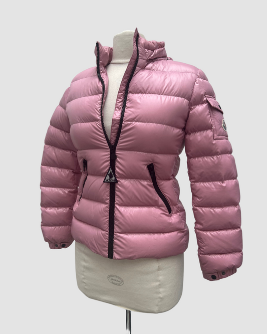 Moncler Pink Zip Up Puffer Jacket, 12