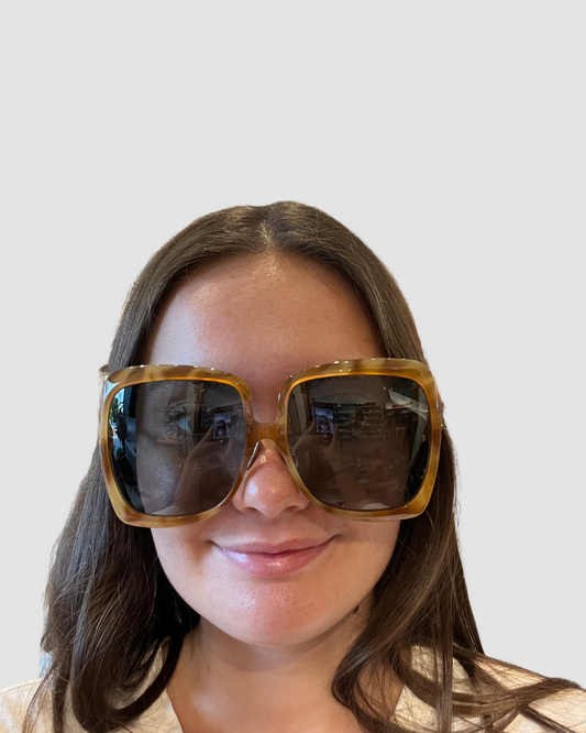 Fendi Brown Oversized Sunglasses