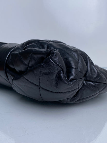Chanel 2025 Black Lambskin Bow Bag GHW