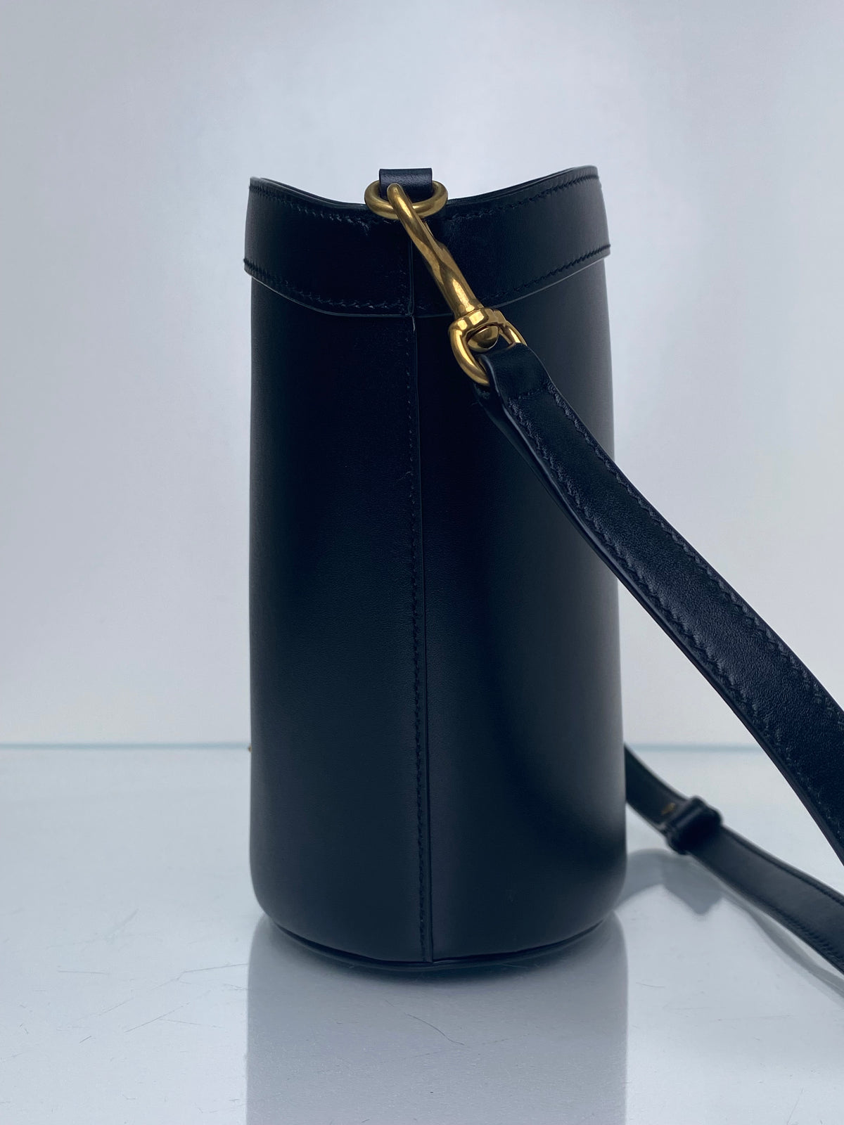Saint Laurent Black Celia Tote Bag GHW