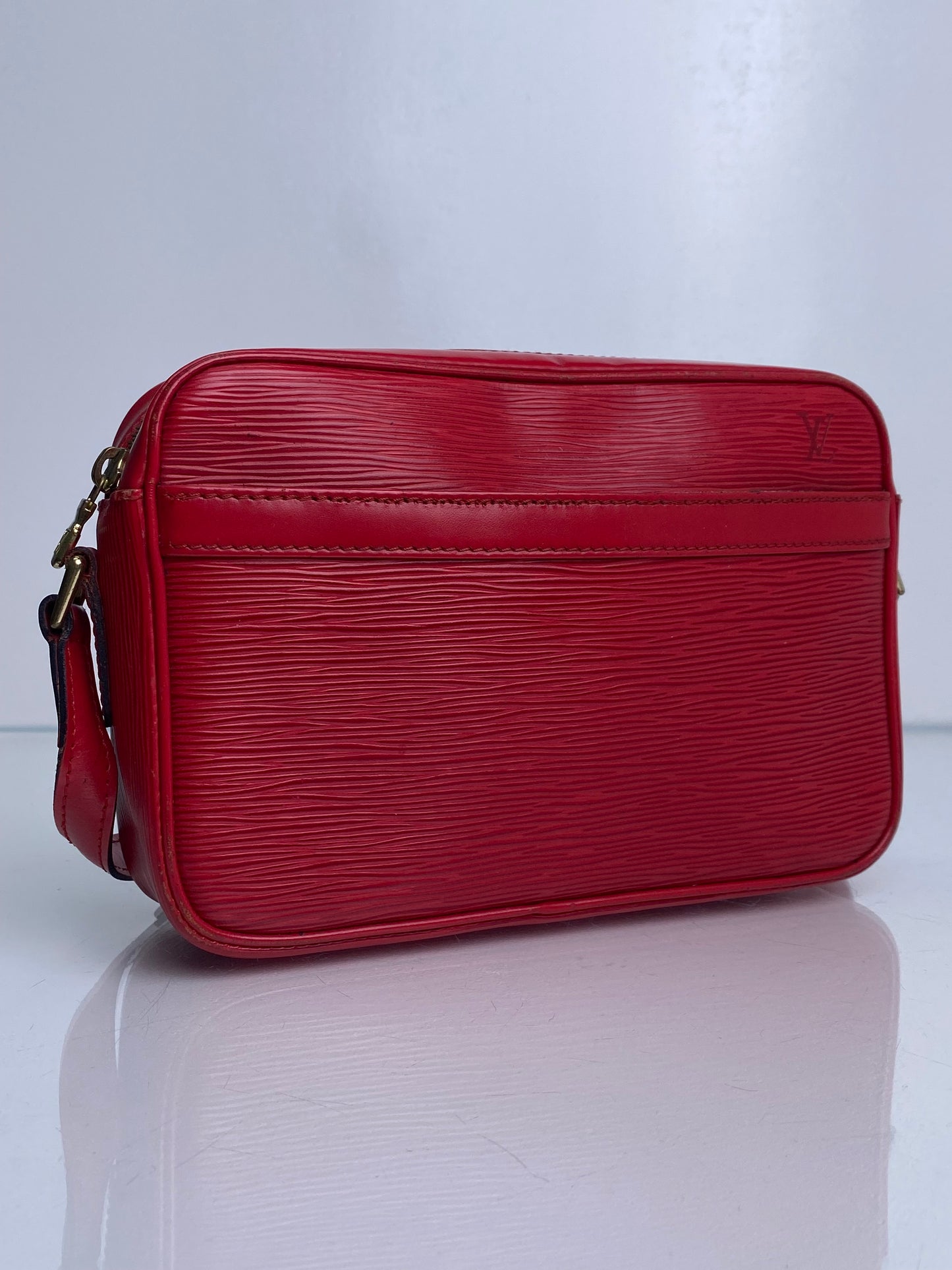 Louis Vuitton Trocadero Red Epi Leather GHW