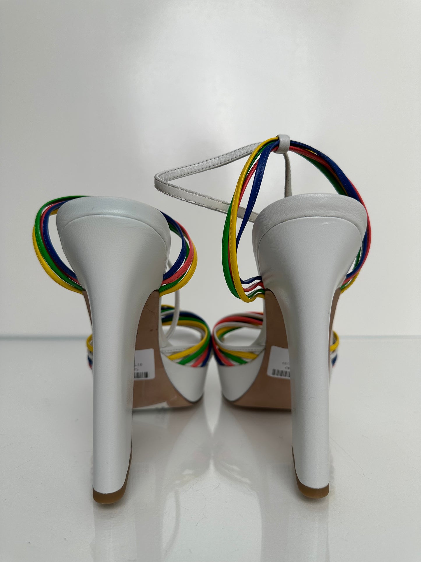 Veronica Beard White & Multicolor Heels, 9