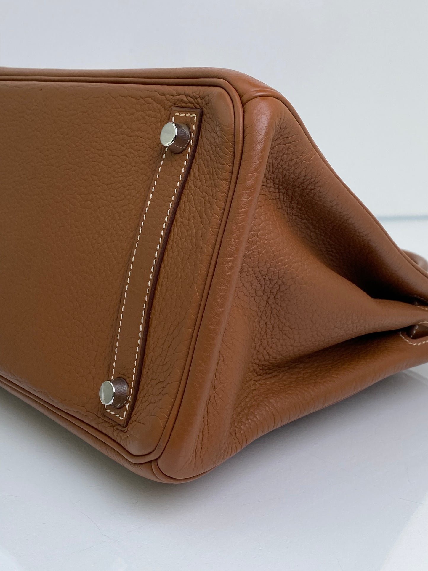 Hermes Birkin 30 Gold Clemence PHW #L