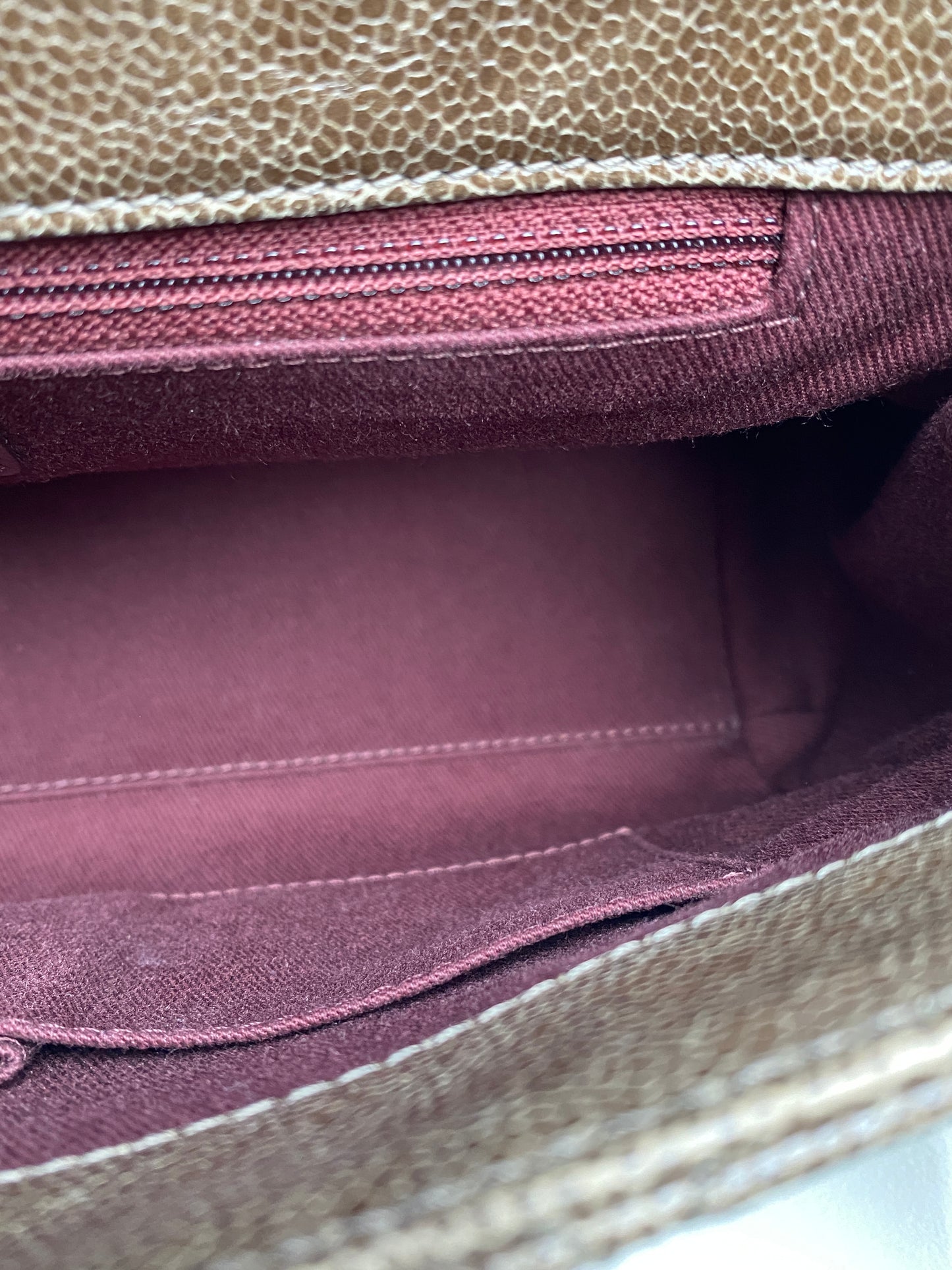 Chanel Brown Crave Jumbo CC Flap Bag SHW #19