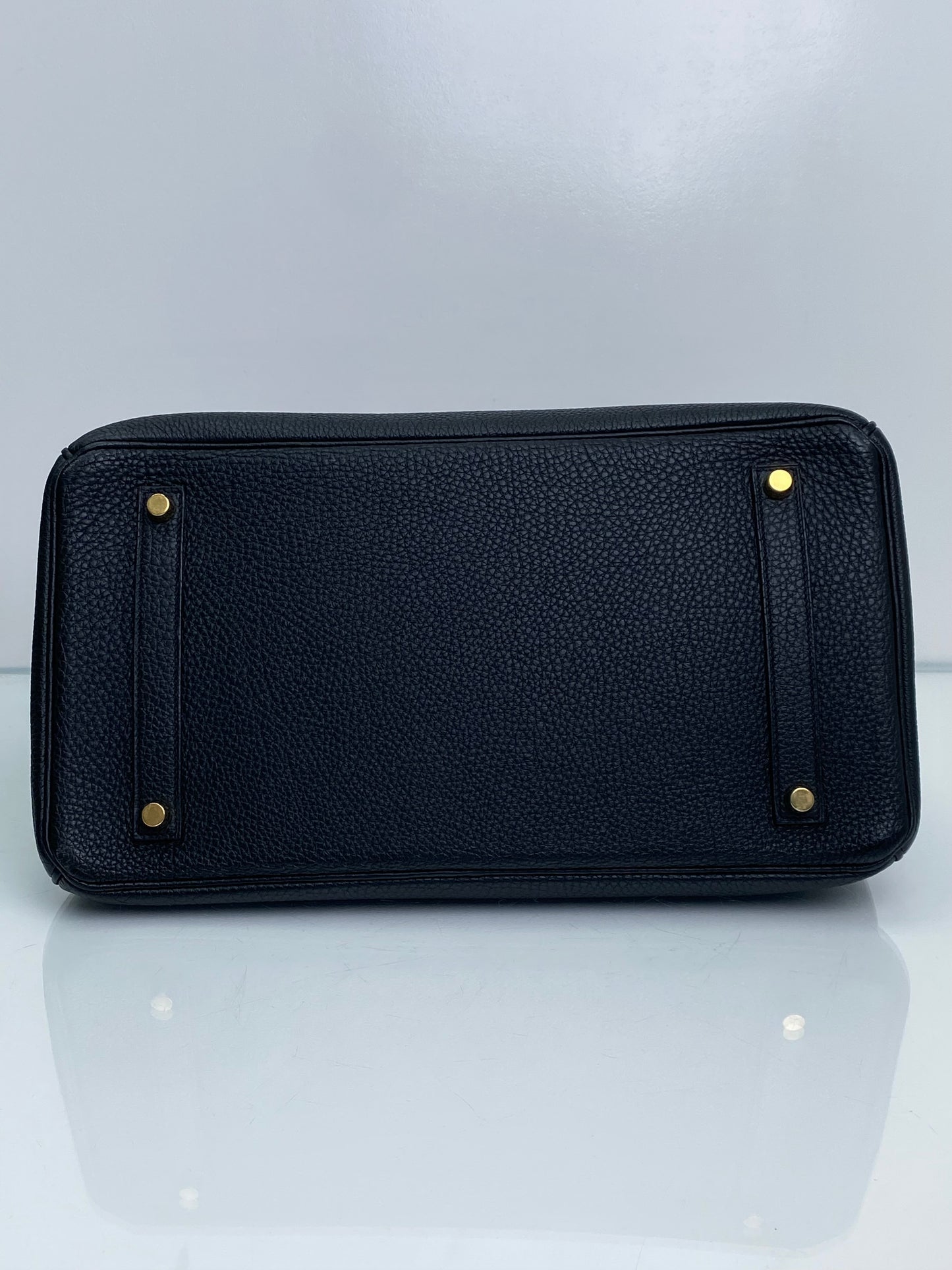 Hermes Birkin 35 Black Togo GHW #Q