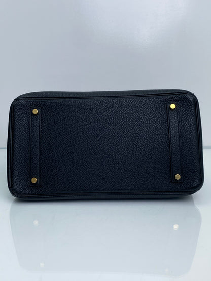 Hermes Birkin 35 Black Togo GHW #Q