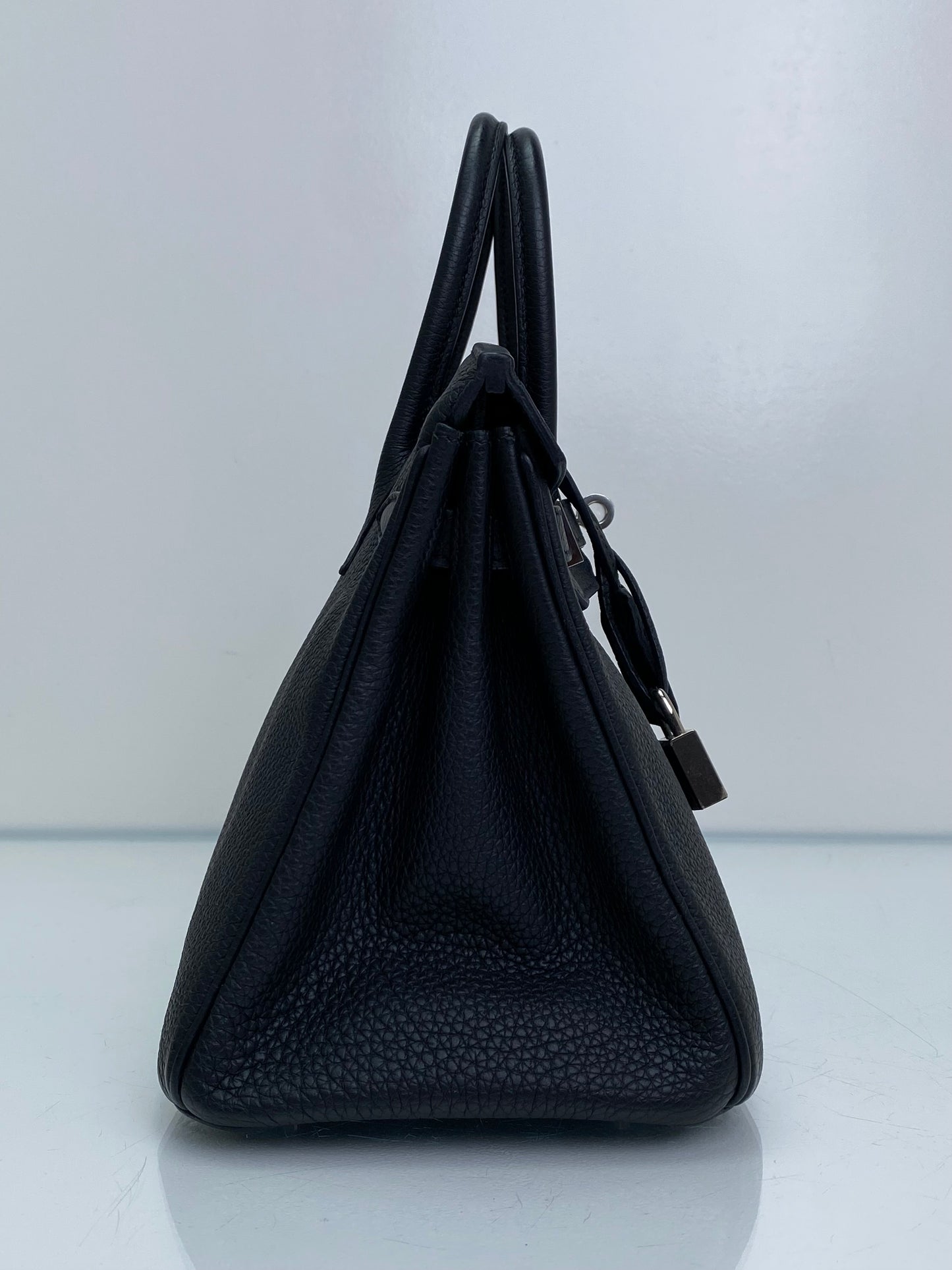 Hermes Birkin 25 Noir Togo PHW #A