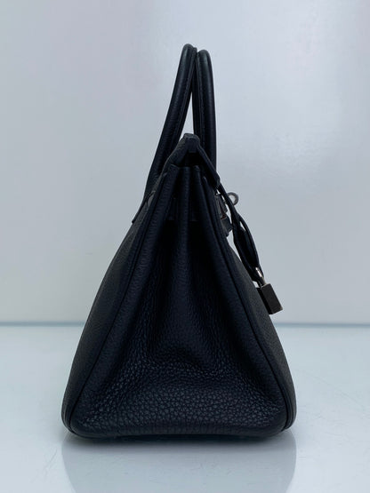 Hermes Birkin 25 Noir Togo PHW #A