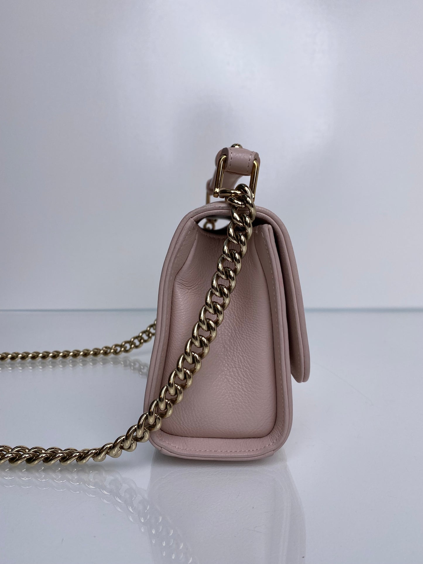 Chanel Pink Small Label Click Flap Bag