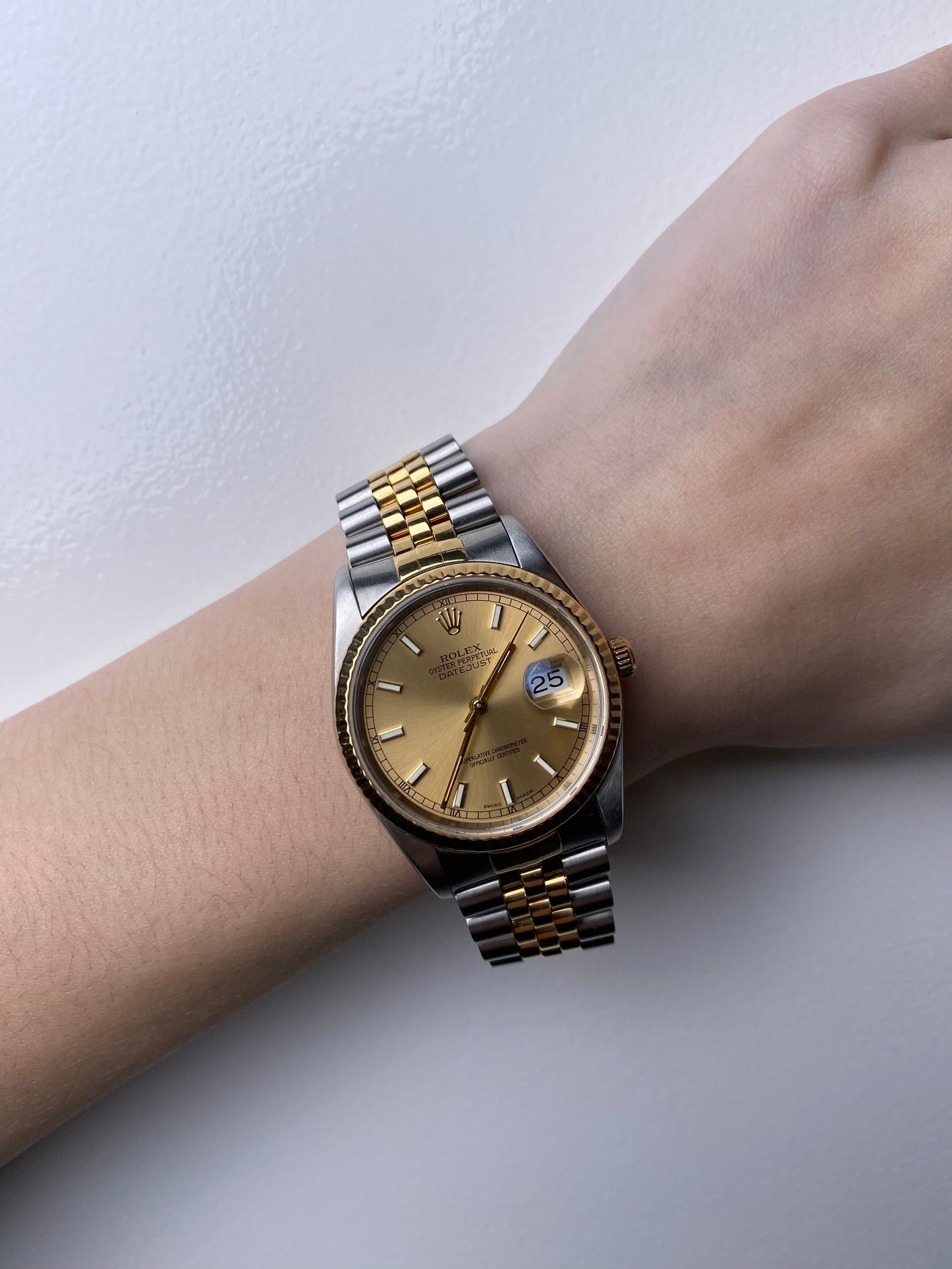 Rolex Datejust 36Mm Two Tone Watch