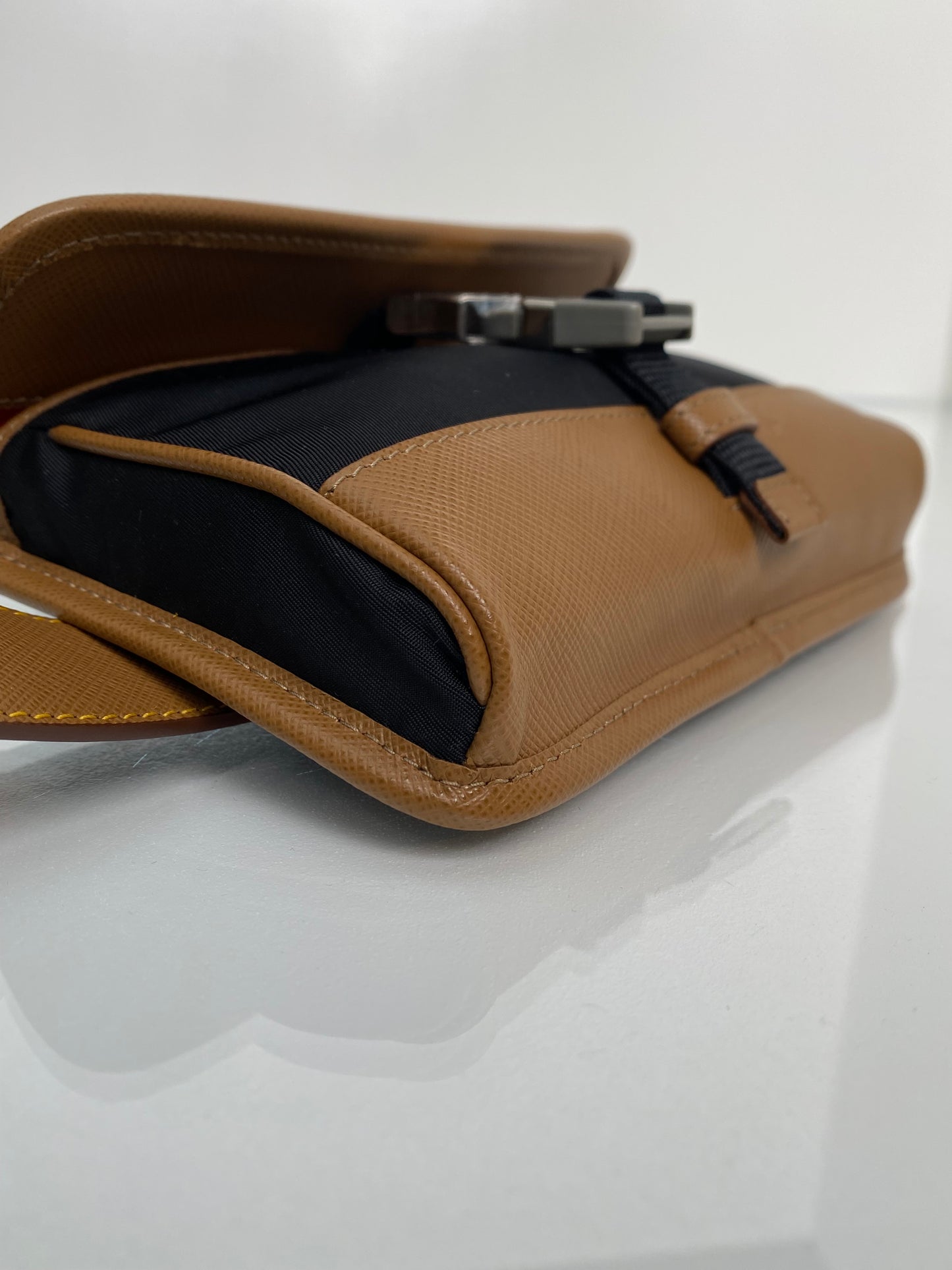 Prada Brown & Black Utility Bag