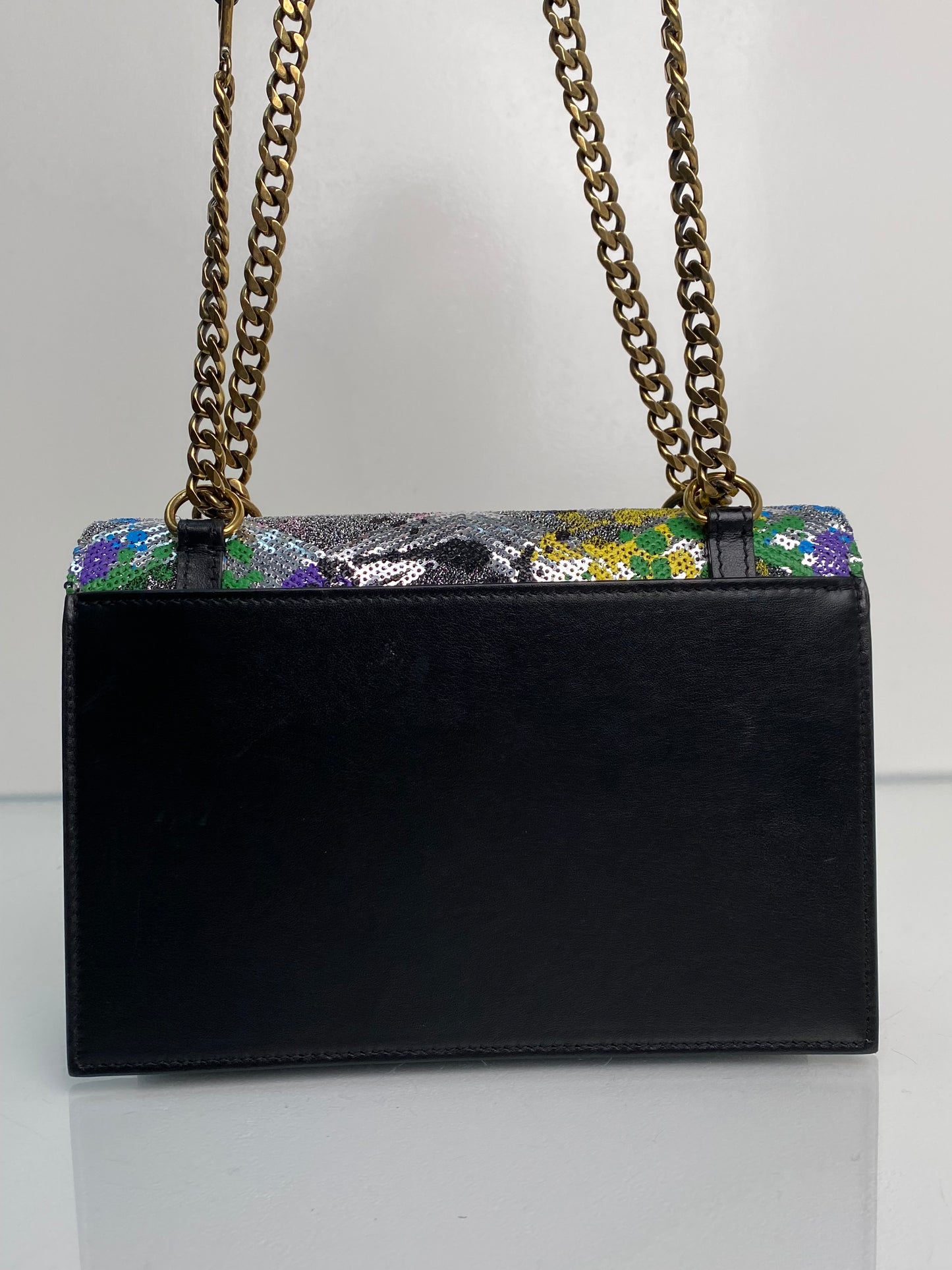 Christian Louboutin 2020 Elisa Sequin Multicolor Crossbody Bag