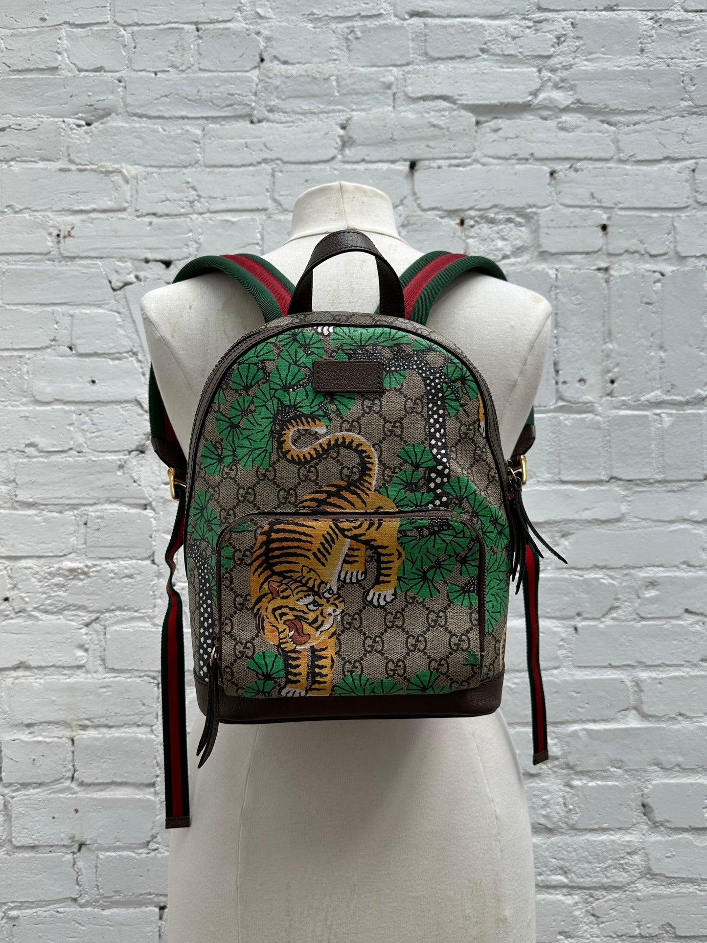 Gucci Supreme GG Bengal Backpack GHW