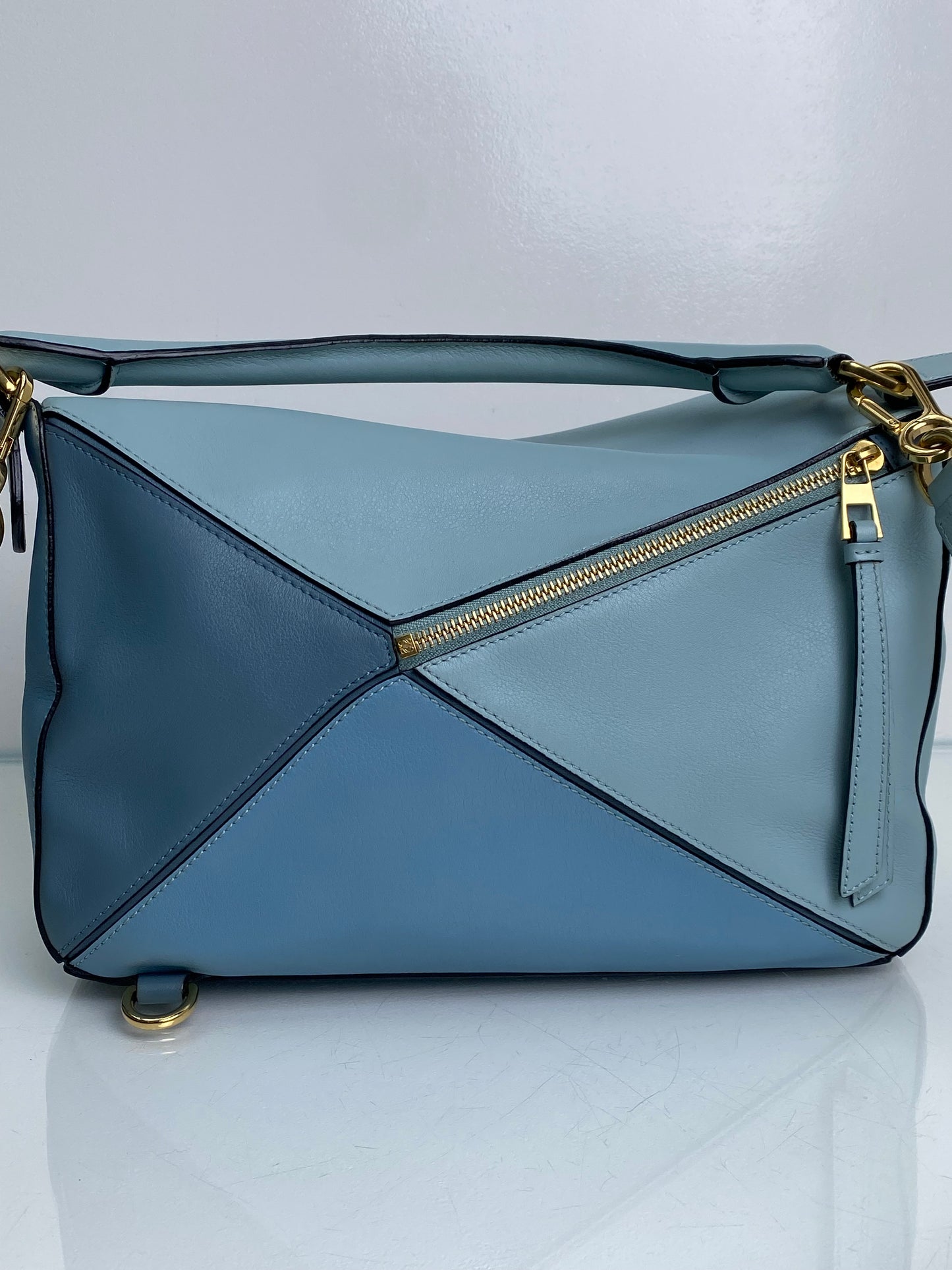Loewe Shades Of Blue Puzzle Bag GHW