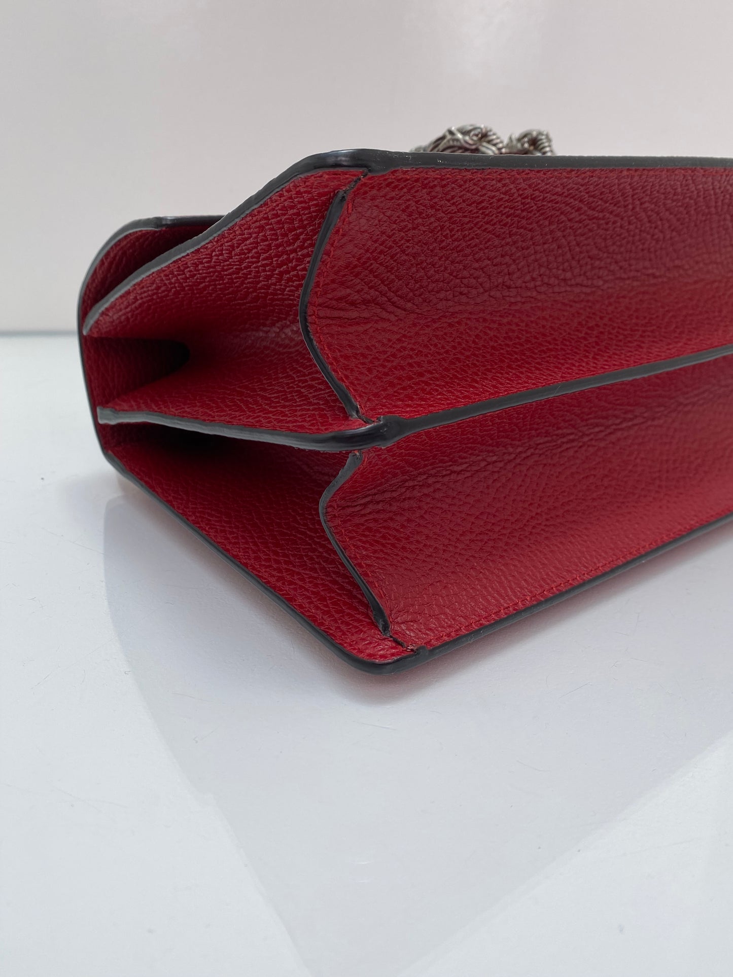Gucci Red & Bamboo Top Handle Dionysus Bag