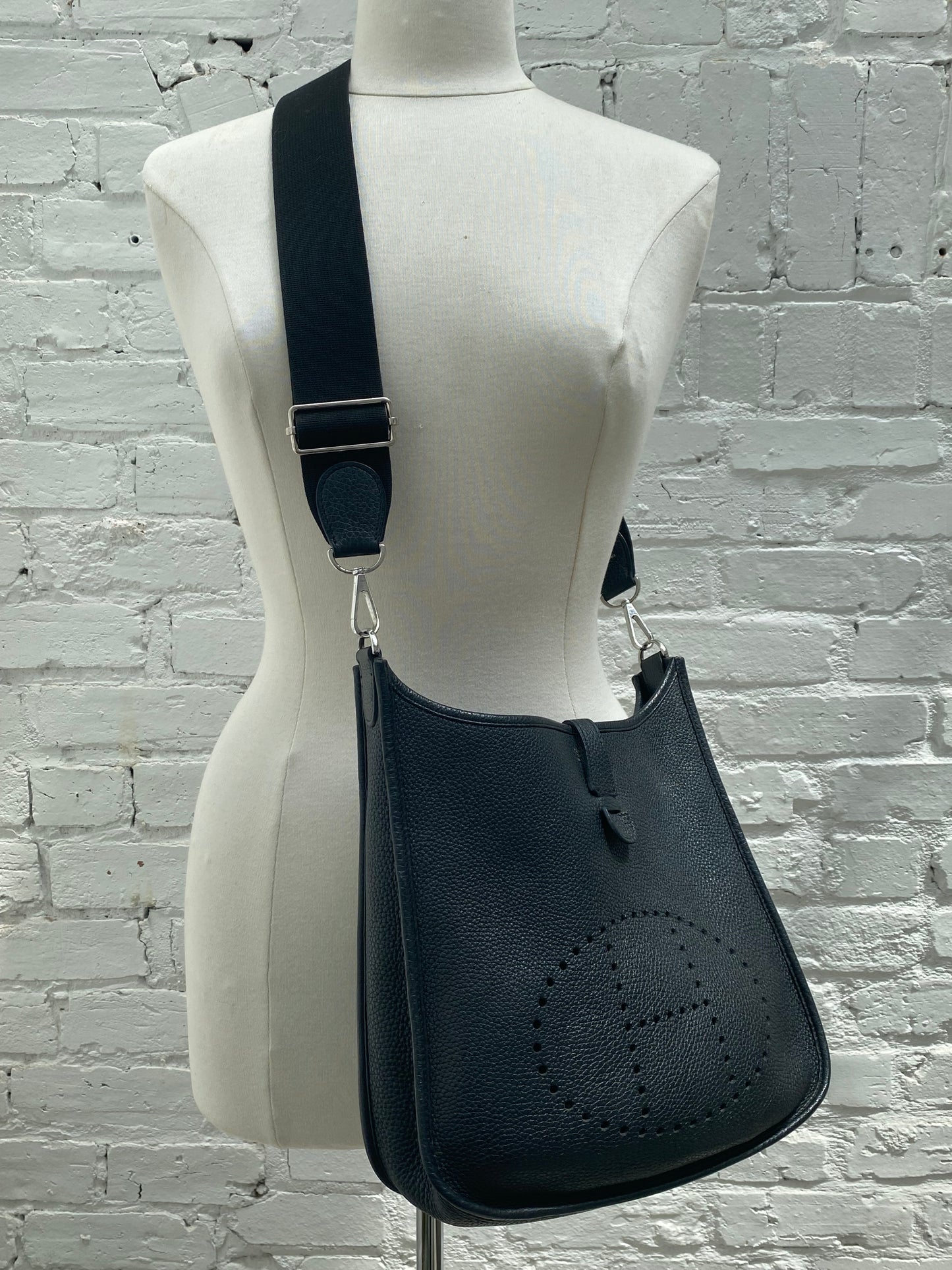 Hermes Evelyne Black Clemence SHW
