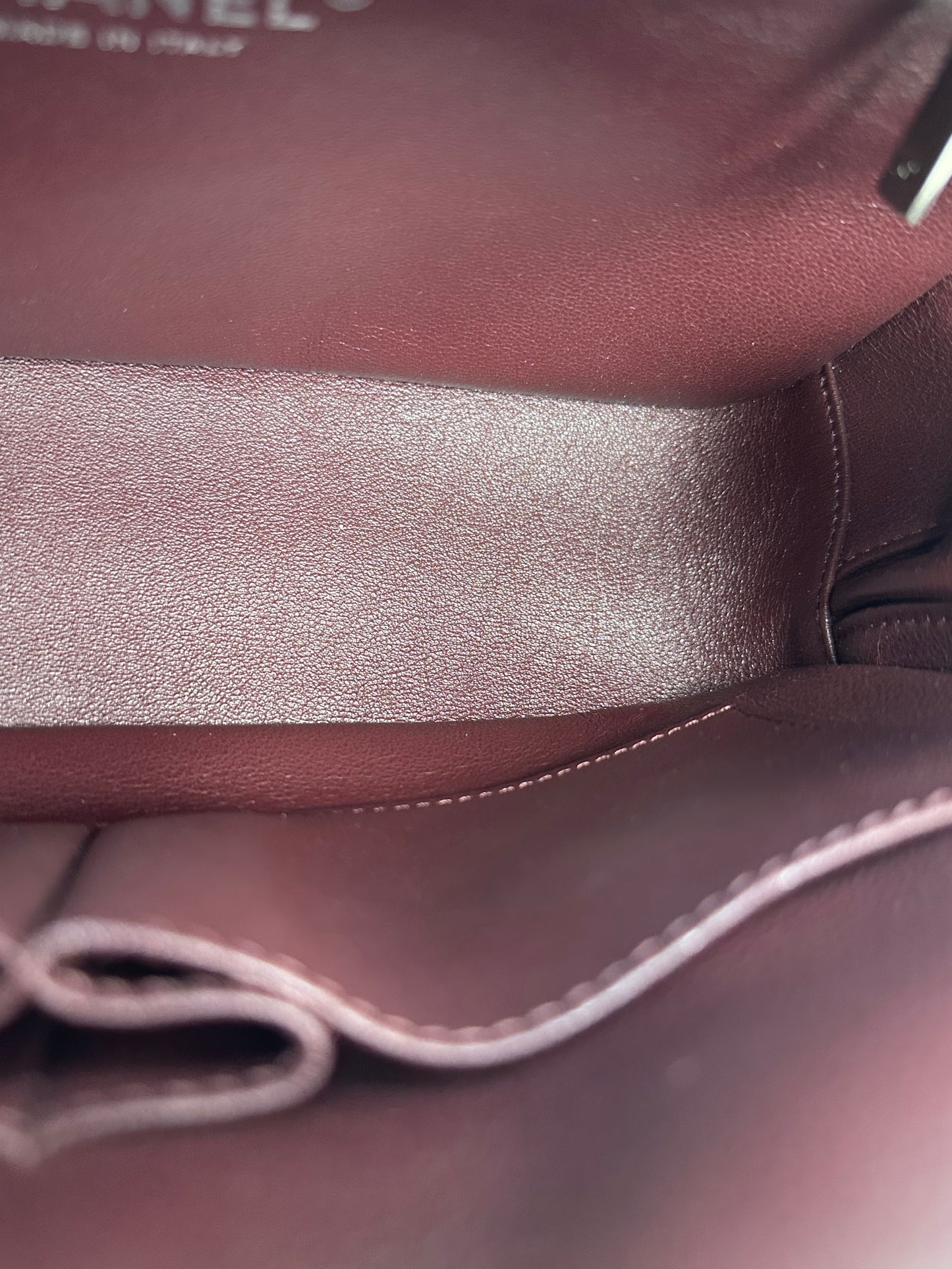 Chanel Mauve Lambskin Quilted Medium Trendy Bag RHW #21