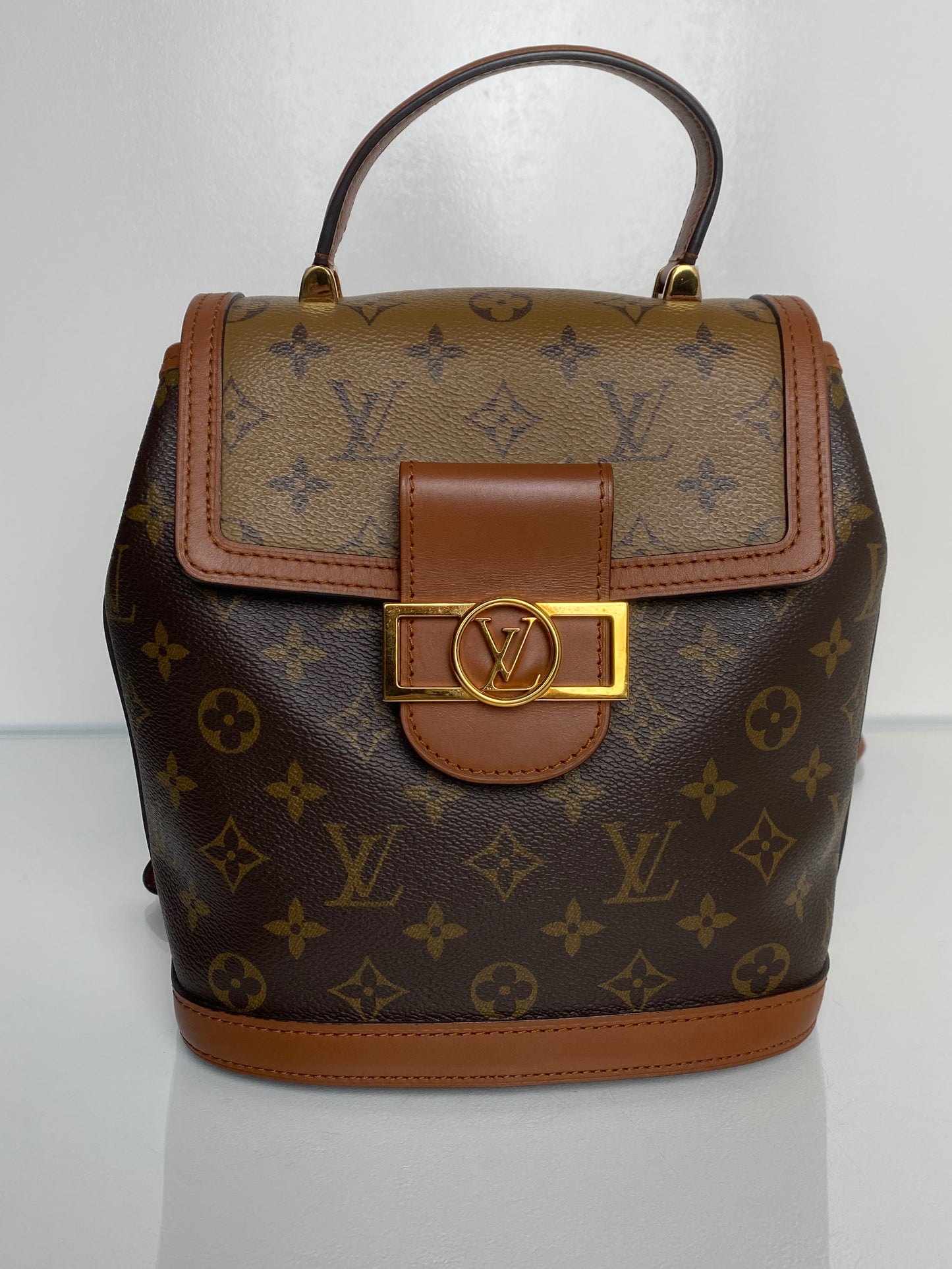 Louis Vuitton Dauphine Monogram PM Backpack GHW