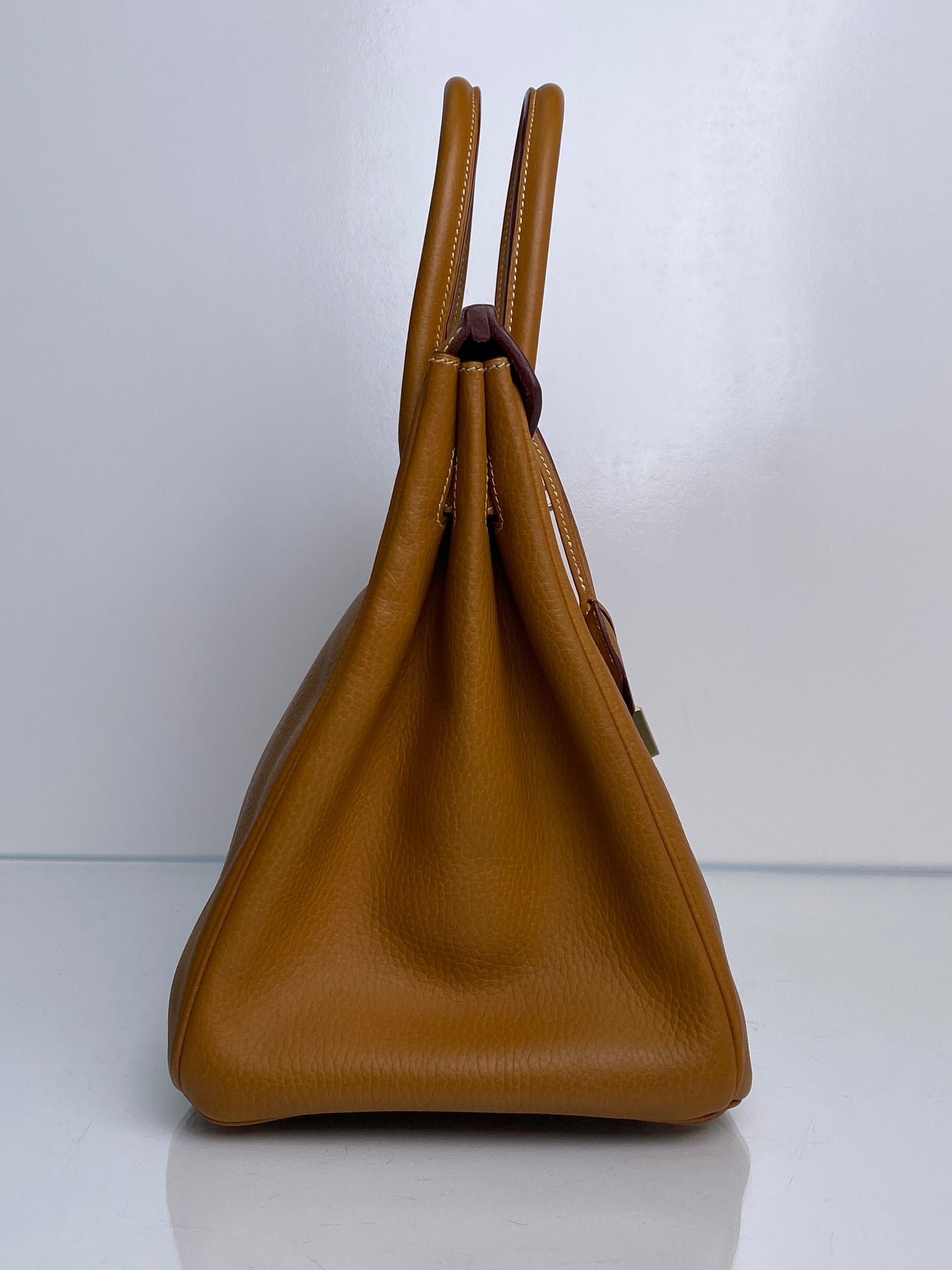 Hermes Birkin 35 Gold Ardennes GHW #B