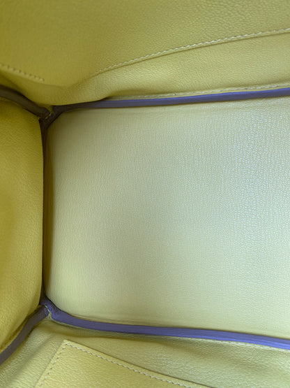 Hermes Birkin 30 Lime Clemence PHW #U