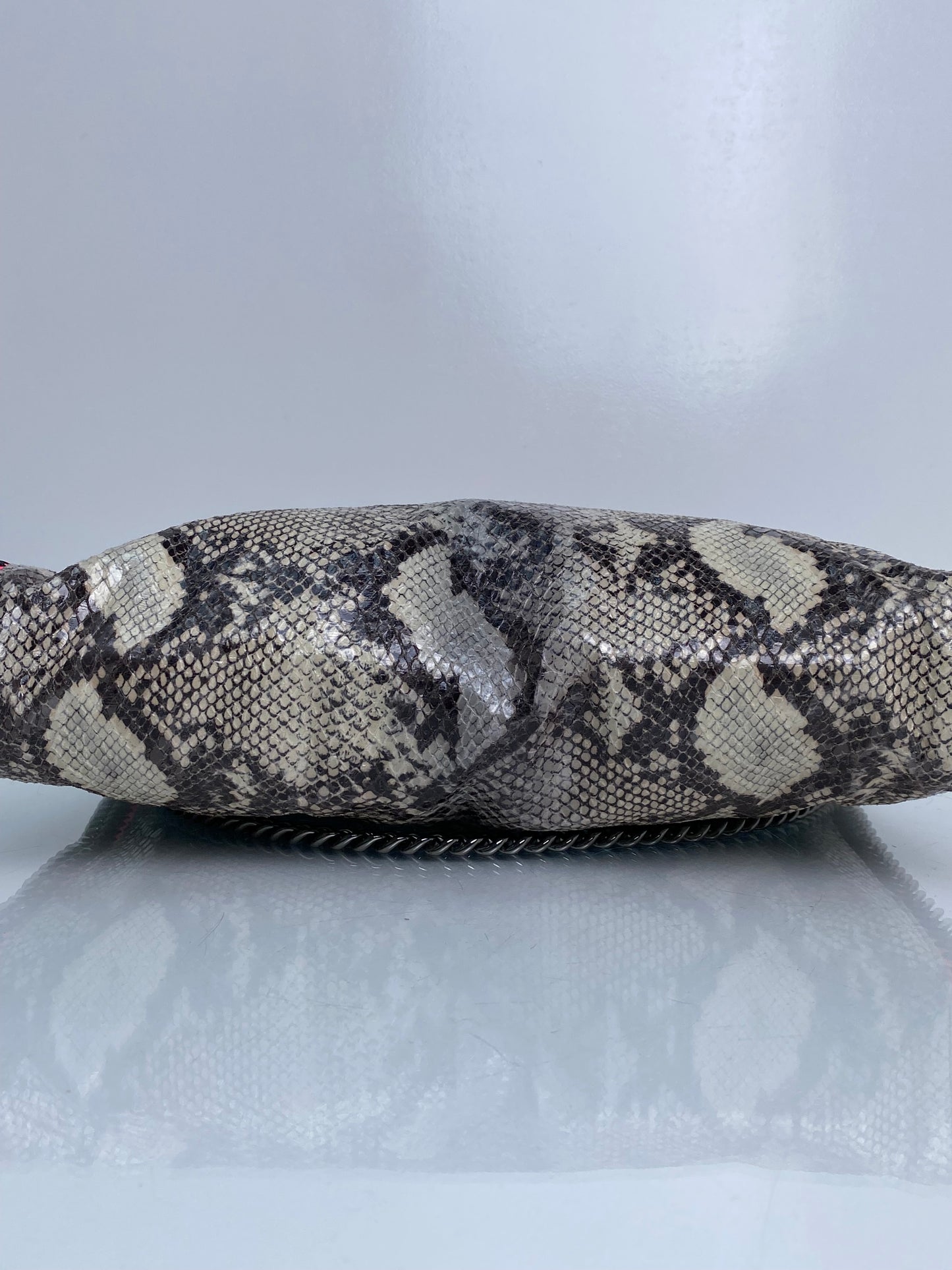 Stella McCartney Faux Python & Pink Trim Tall Fallabella Bag SHW