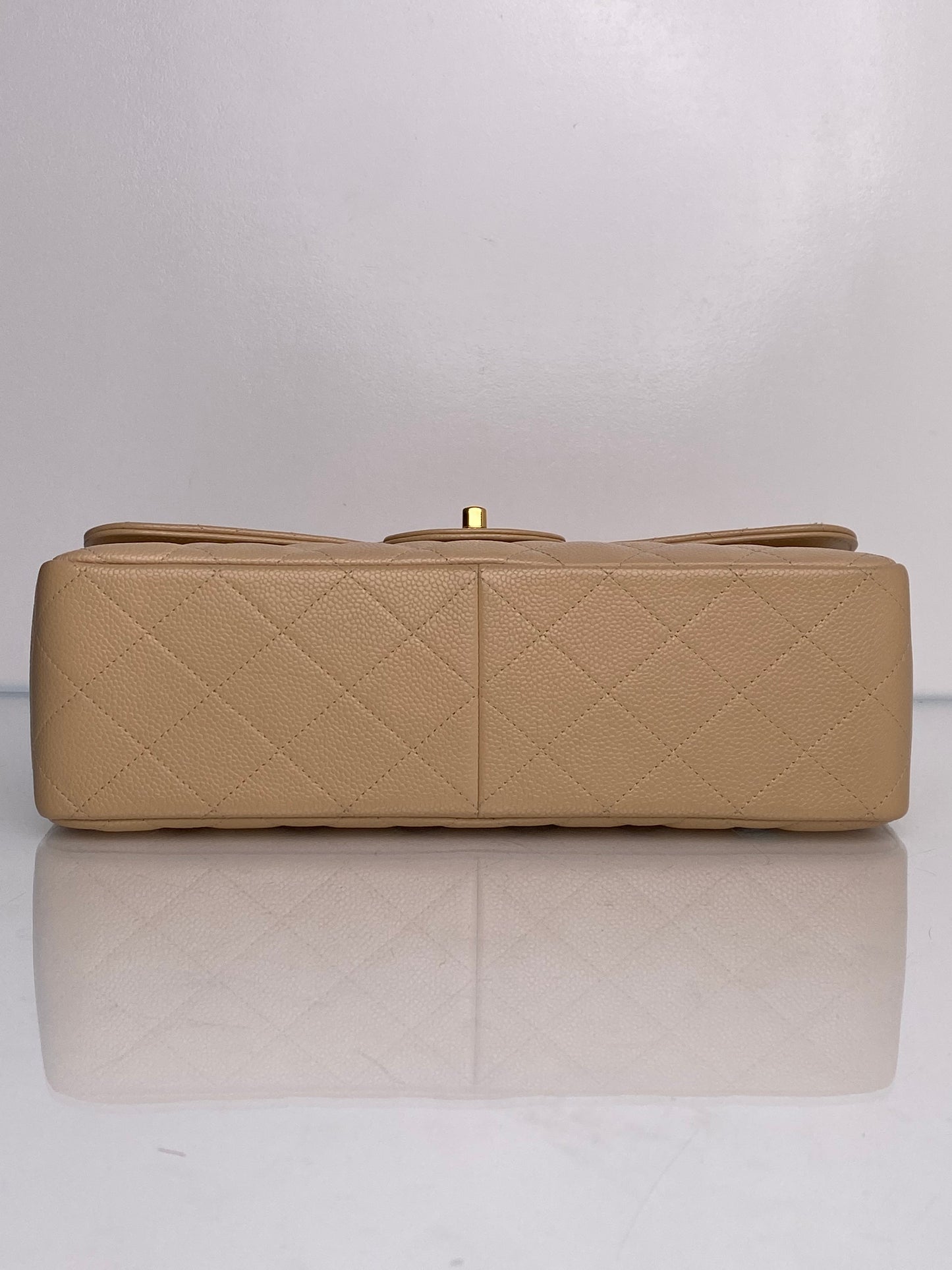 Chanel Jumbo Double Flap Beige Caviar GHW #17