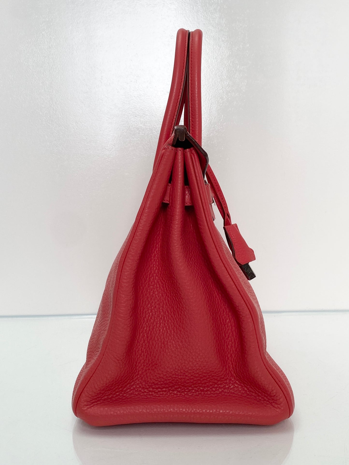 Hermes Birkin 35 Bougainvillea Clemence PHW #N