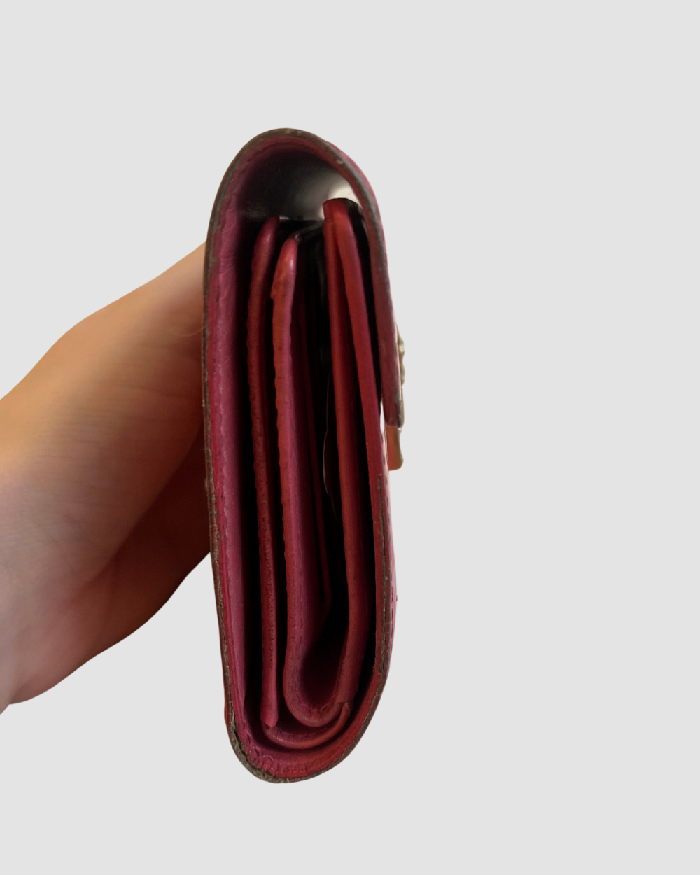 Louis Vuitton Vernis Hot Pink Snap Wallet