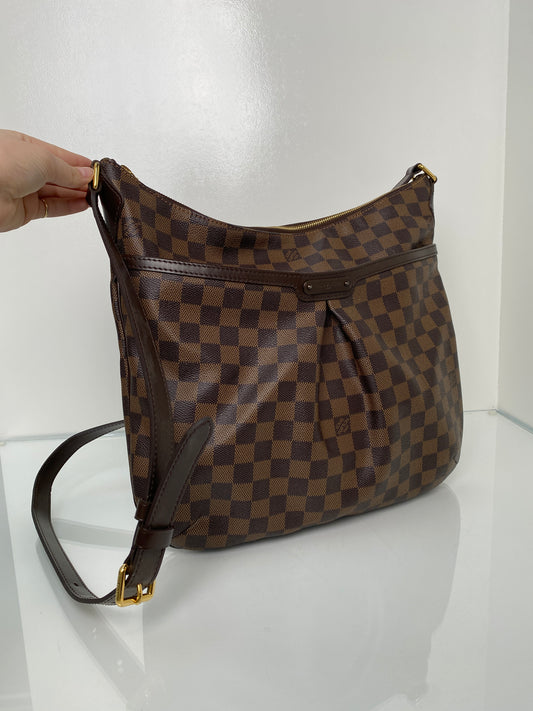 Louis Vuitton Damier Ebene Bloomsbury Crossbody Bag.