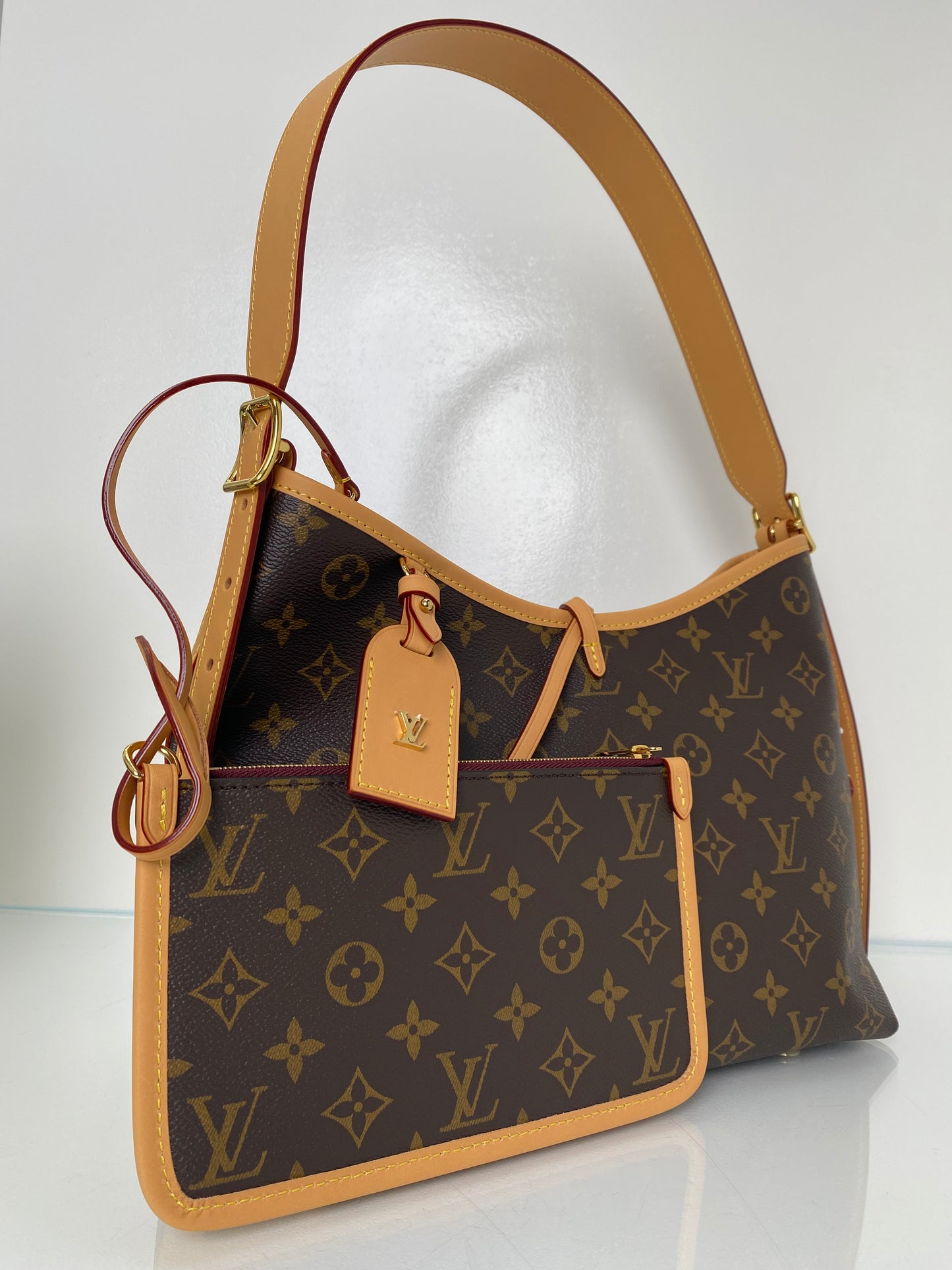 Louis Vuitton Monogram Carryall PM Bag GHW