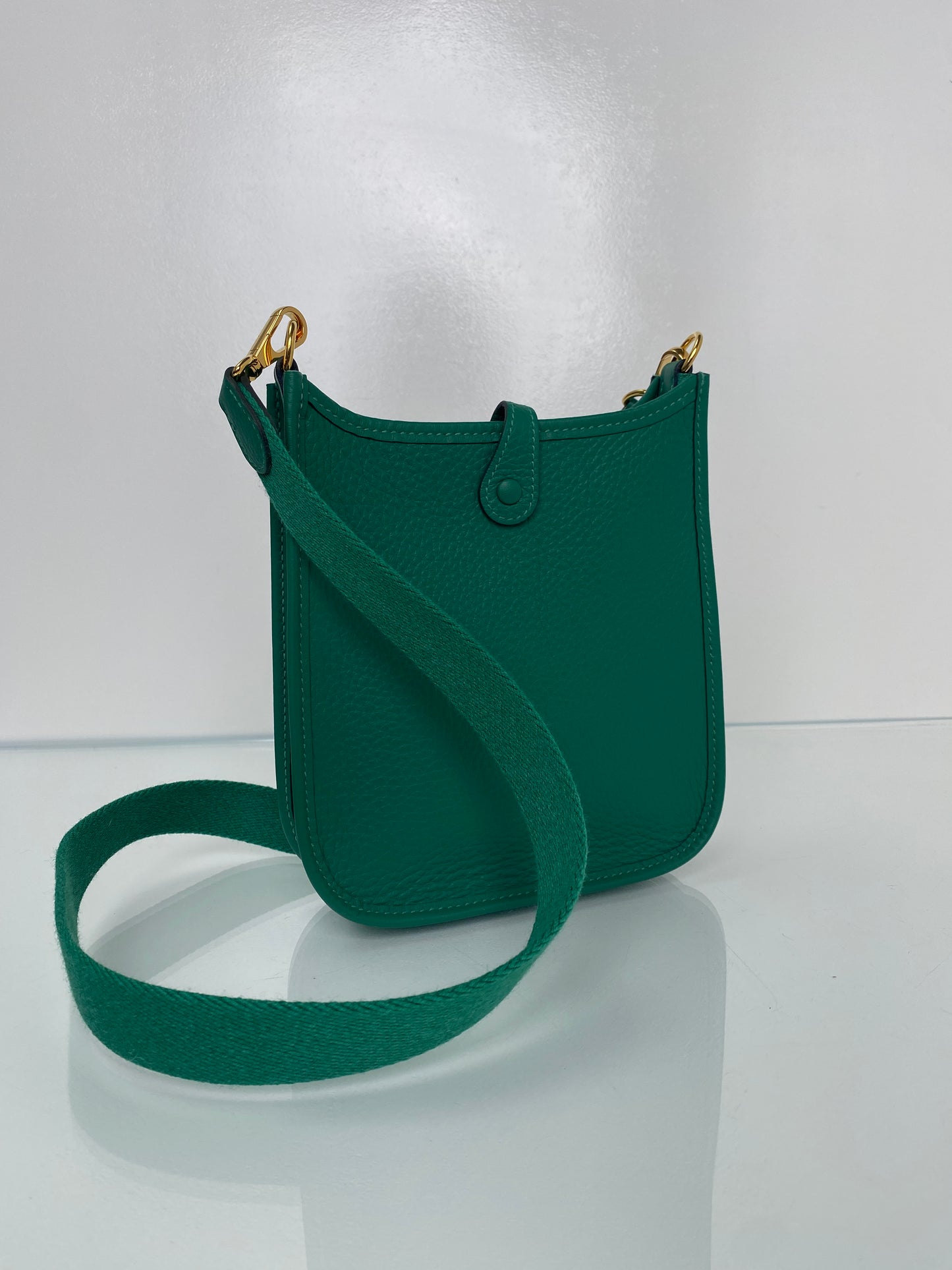 Hermes Evelyn TPM Vert Vertigo Taurillon Clemence GHW