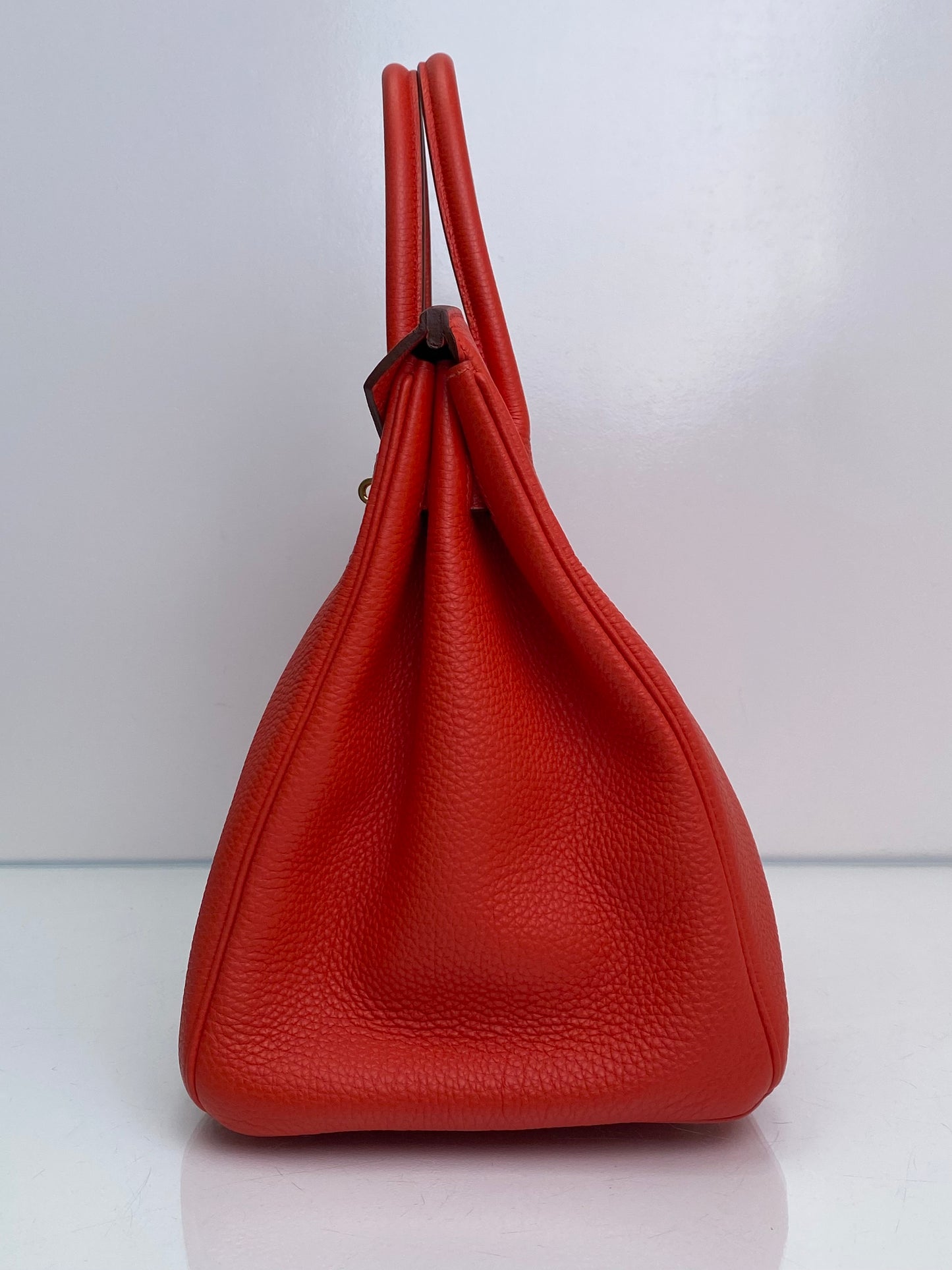 Hermes Birkin 35 Capucine Togo GHW #P
