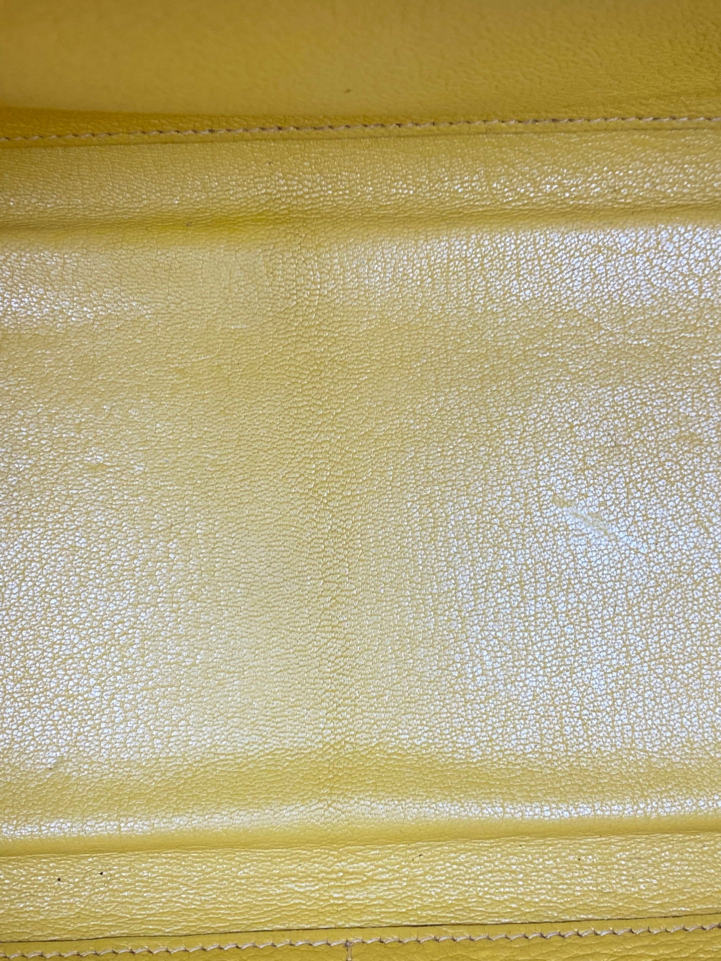 Hermes Kelly 32 Jaune Clemence PHW #N