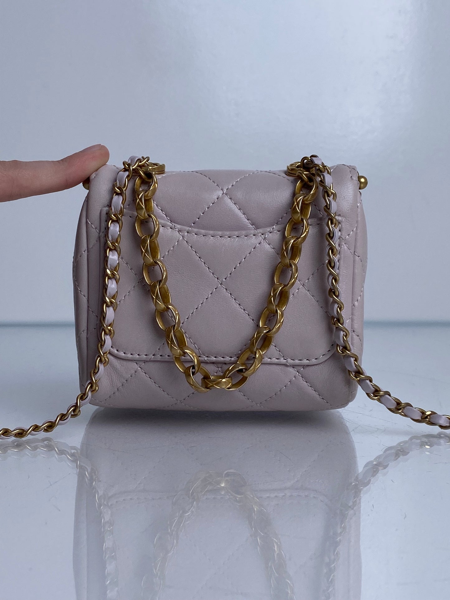 Chanel Lilac / Light Pink My Crush Mini Crossbody Bag GHW