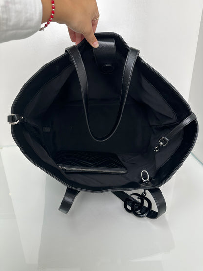 Gucci Black Leather Marmont Large Tote Bag BHW