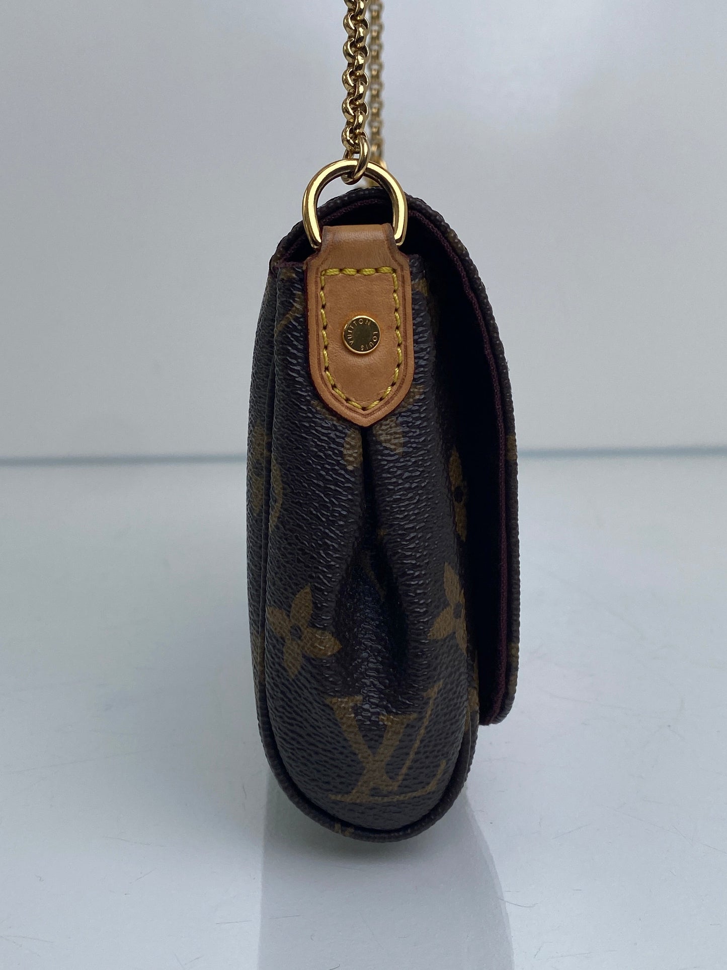 Louis Vuitton Monogram Canvas Favorite PM Crossbody Bag GHW