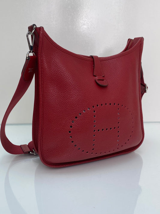 Hermes Evelyne PM Rouge Grenat Togo PHW