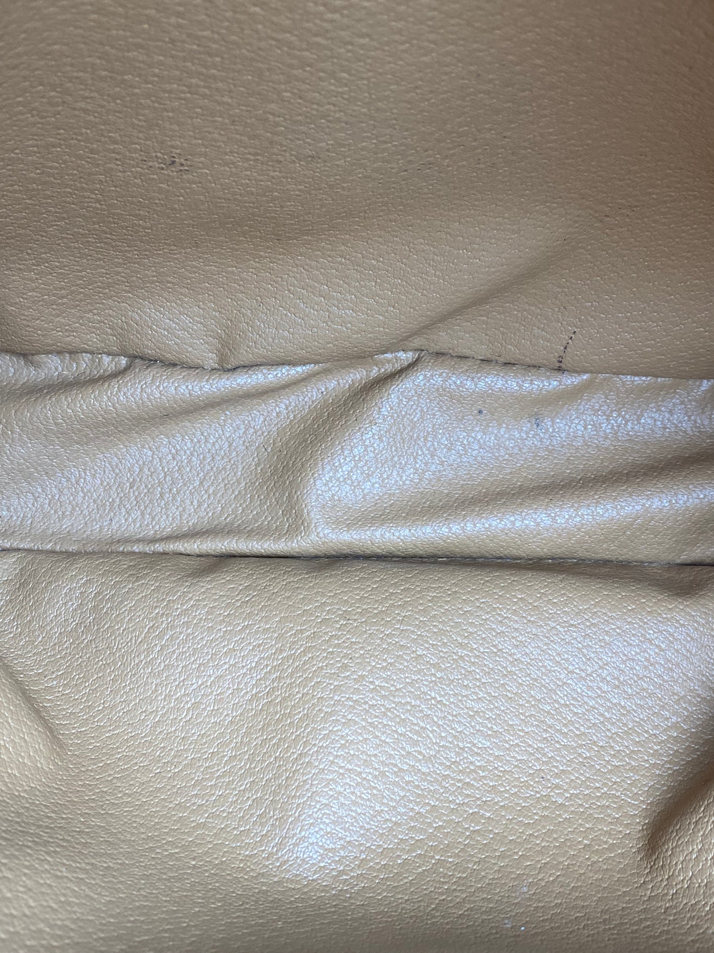 Celine Vintage Khaki Macadam Small Tote Bag GHW