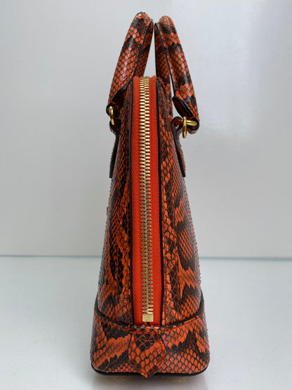 Gucci Orange 1955 Horsebit Small Top Handle Bag GHW