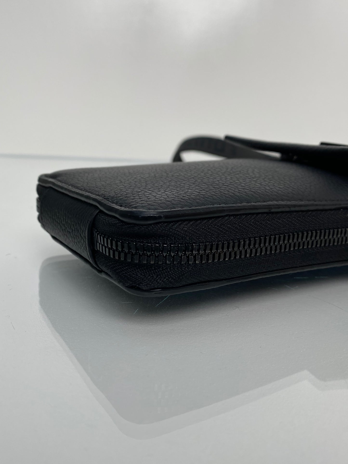 LV Black Aerogram Phone Bag