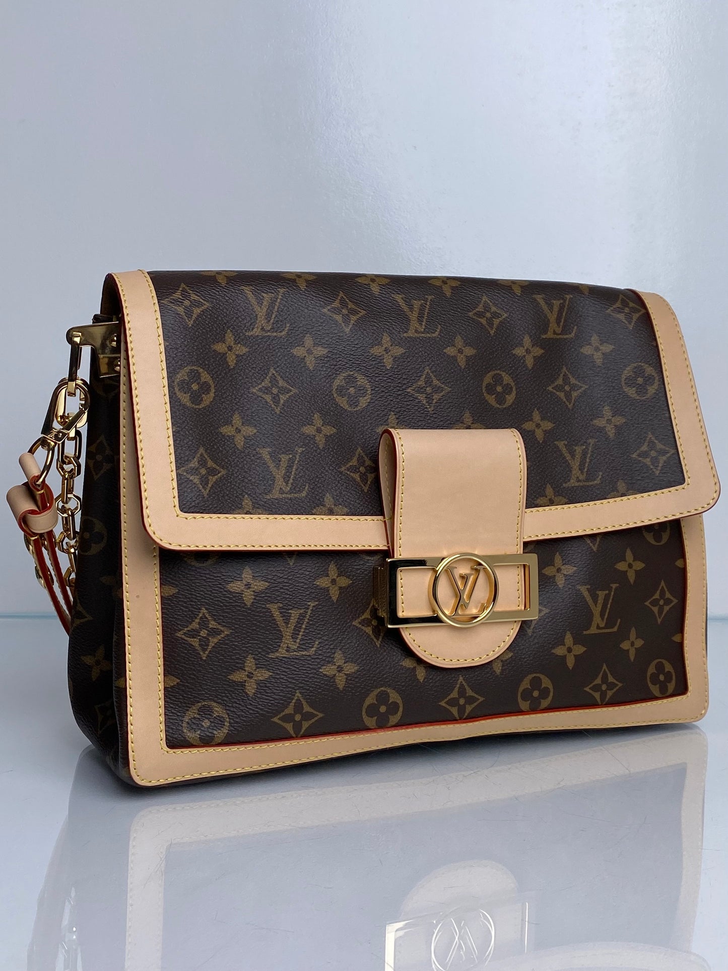 Louis Vuitton Canvas Monogram Dauphine GM Bag GHW