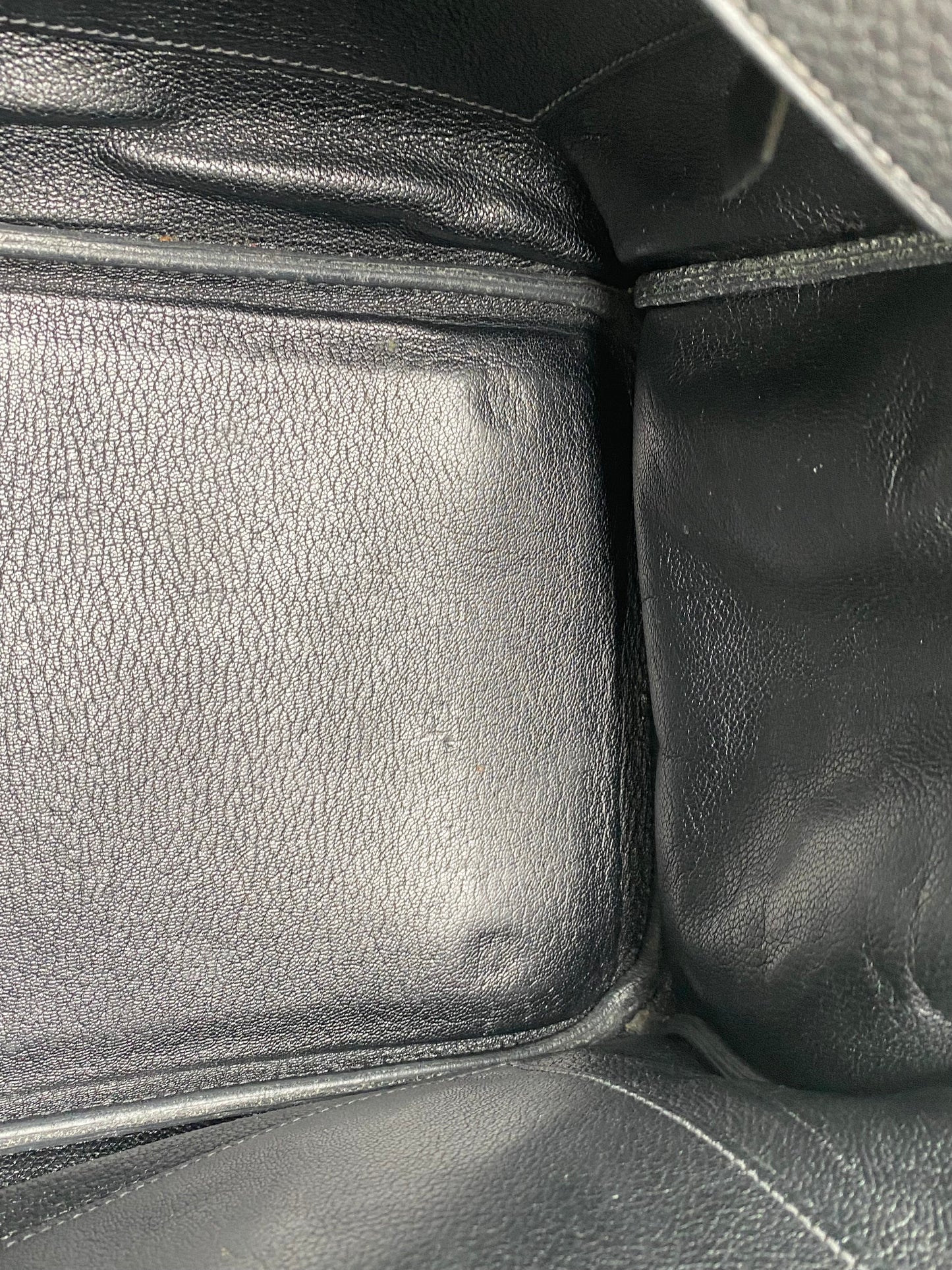 Hermes Birkin 35 Noir Clemence PHW #G