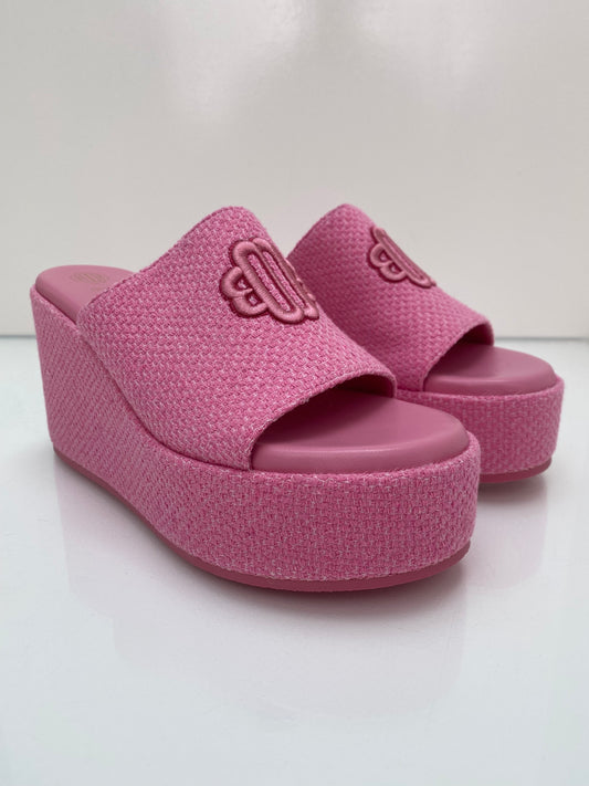 Maje Pink Platform Sandals, 40