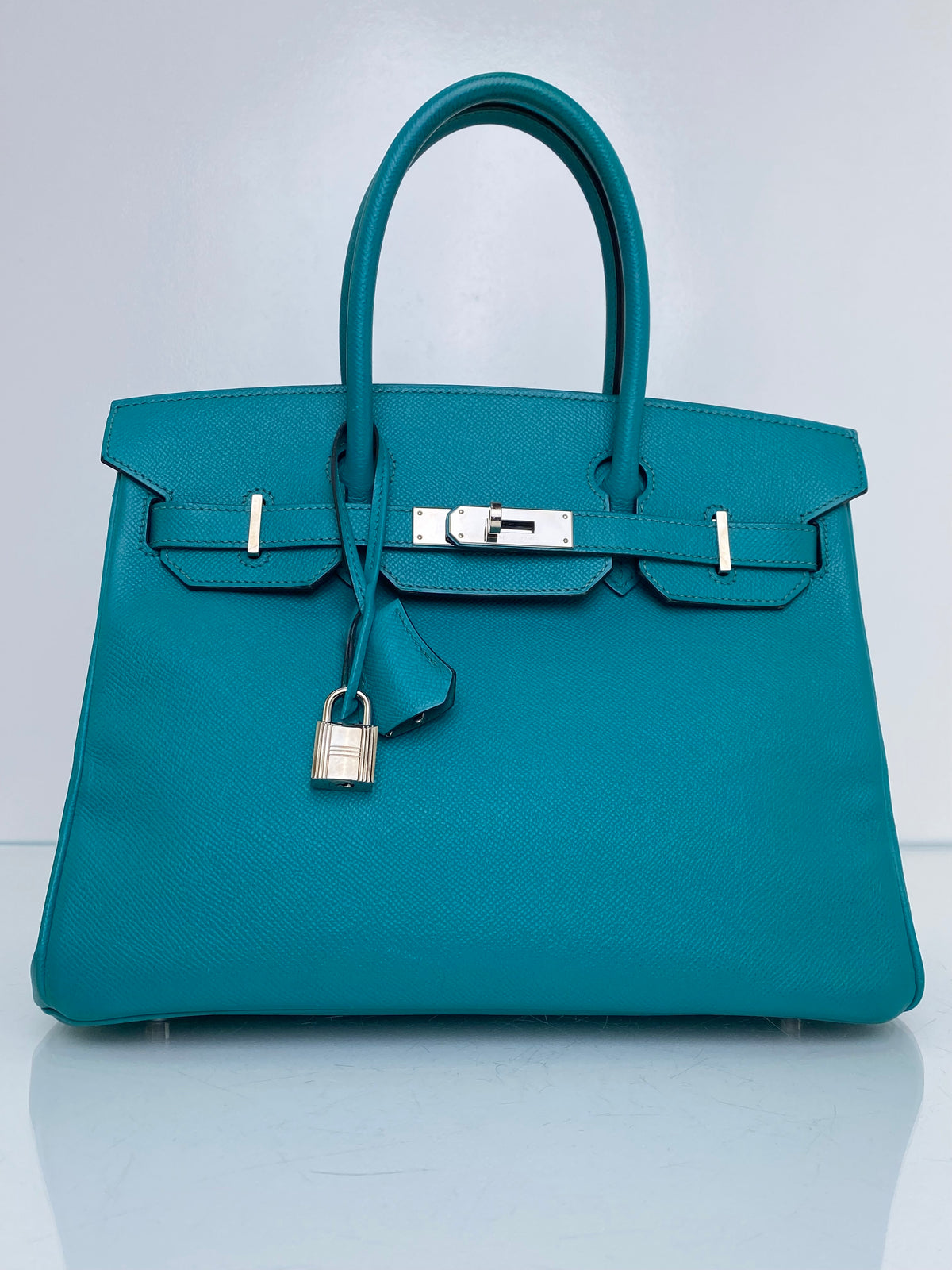 Hermes Birkin Bleu Paon Epsom PHW #X