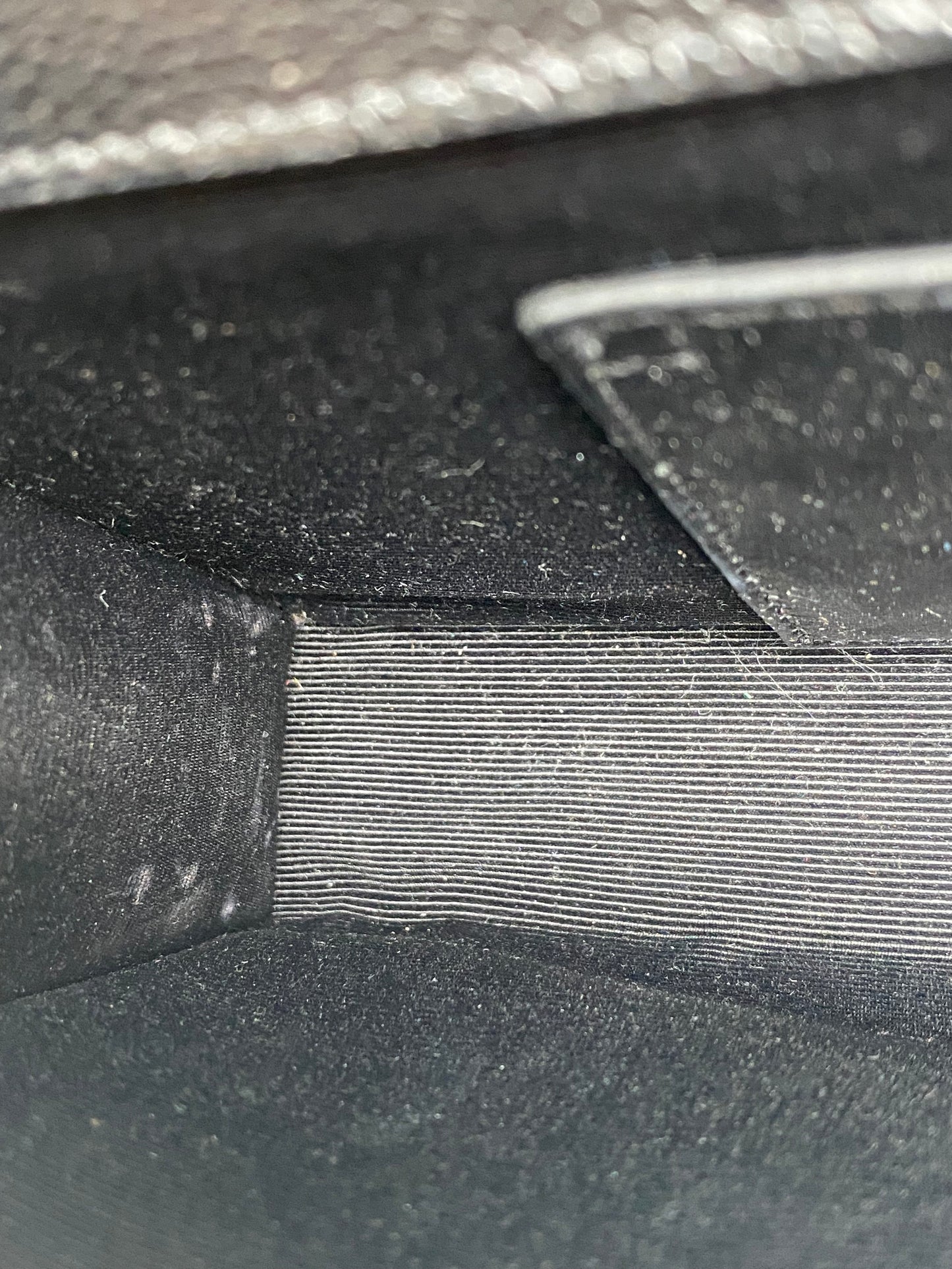 Saint Laurent Black YSL Logo Clutch GHW