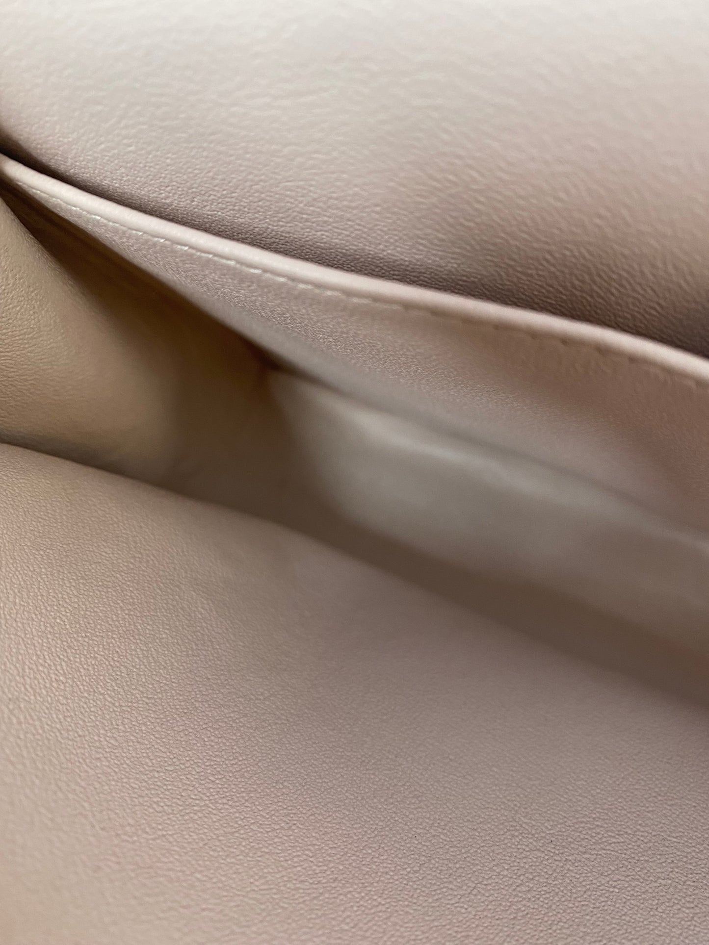 Chanel Lilac / Light Pink Quilted Lambskin Double Flap Medium Bag SHW #14