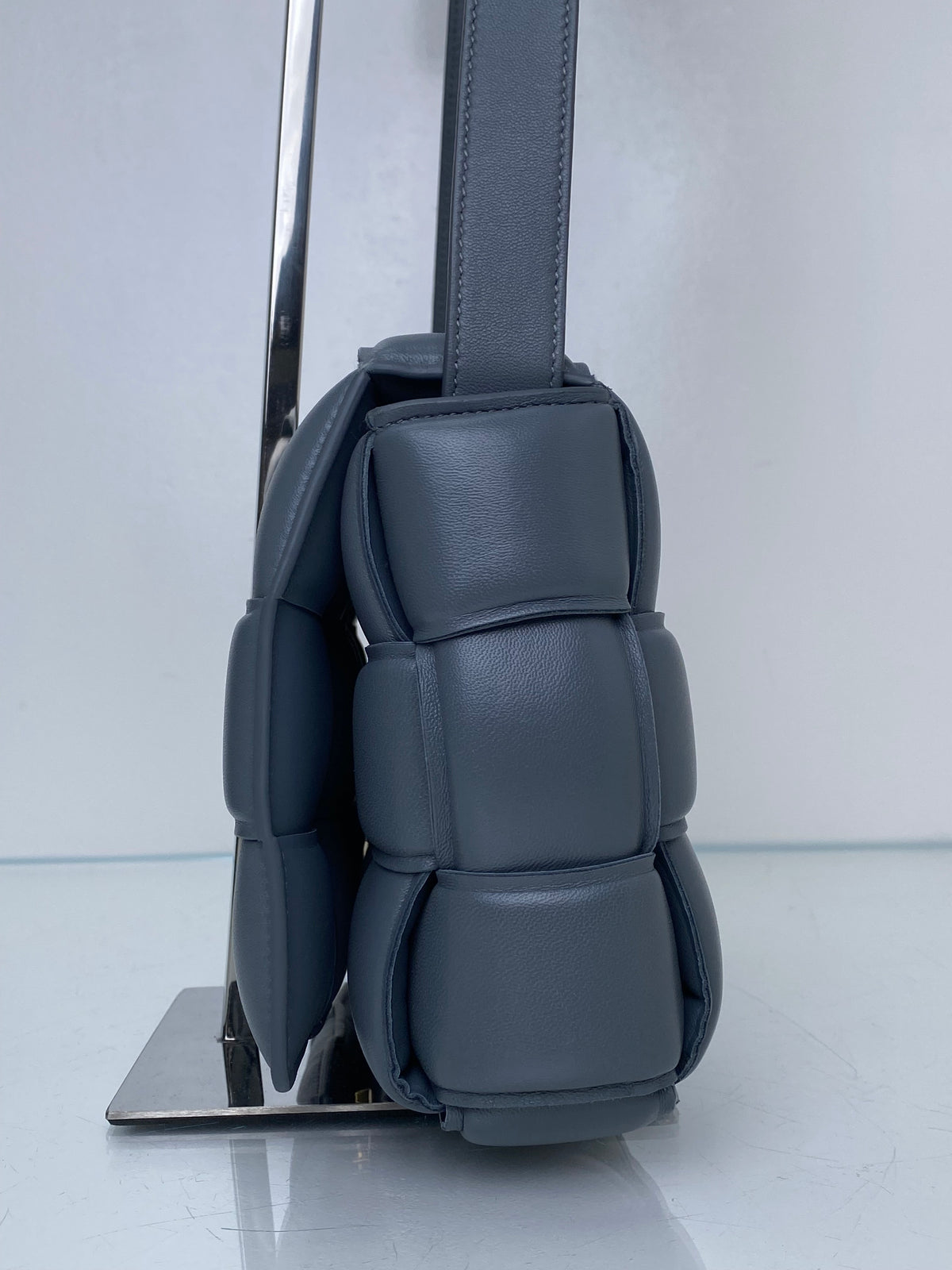 Bottega Veneta Thunder Grey Padded Cassette Bag GHW
