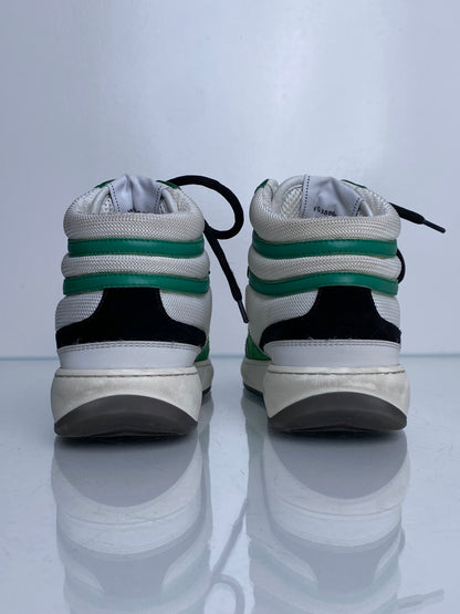 Chanel Green CC High Top Sneakers, 39